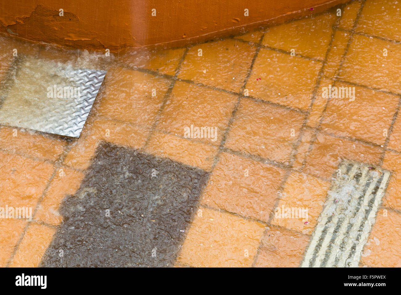 Flooded floor in a hotel during heavy rain in Fuerteventura, Spain Stock  Photo - Alamy