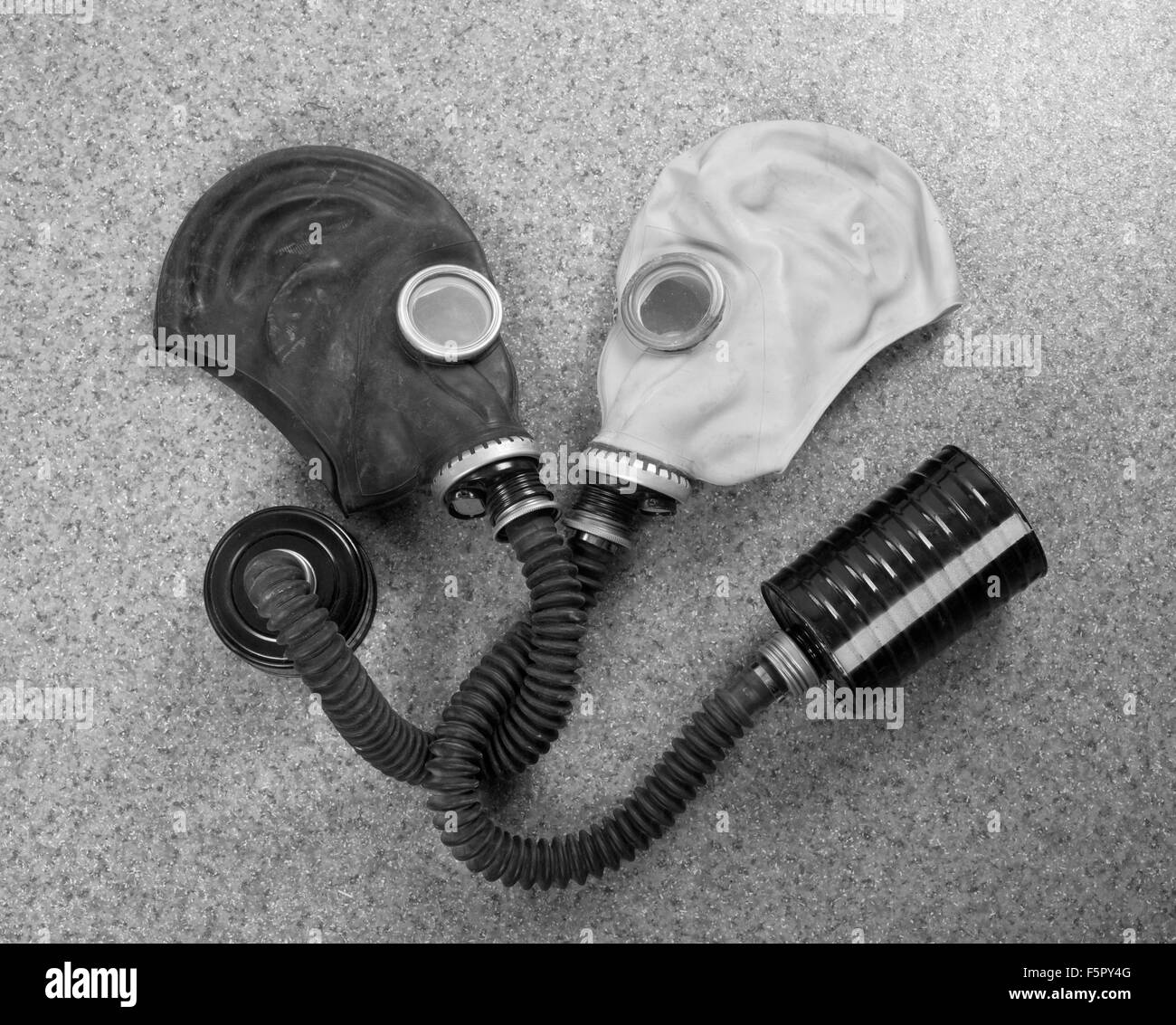 Old gas masks Black and White Stock Photos & Images - Alamy