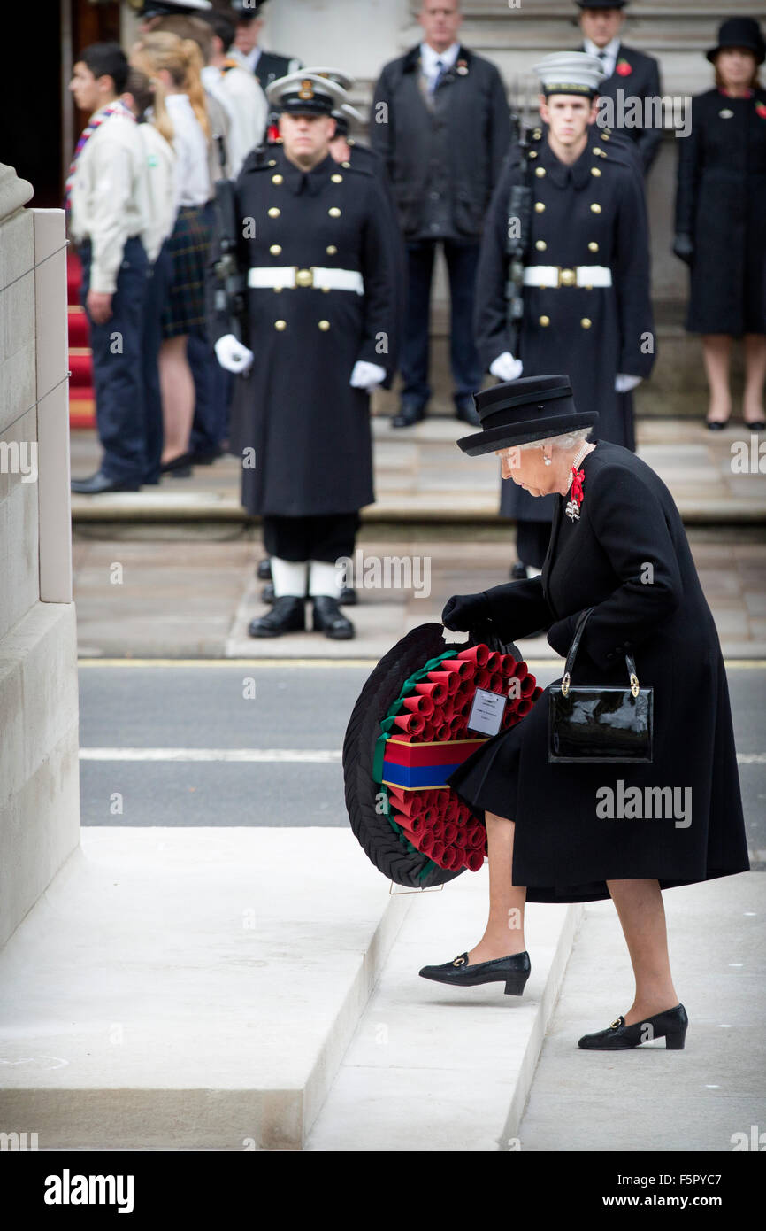 London, UK. 08th Nov, 2015. Britain's Queen Elizabeth II during the
