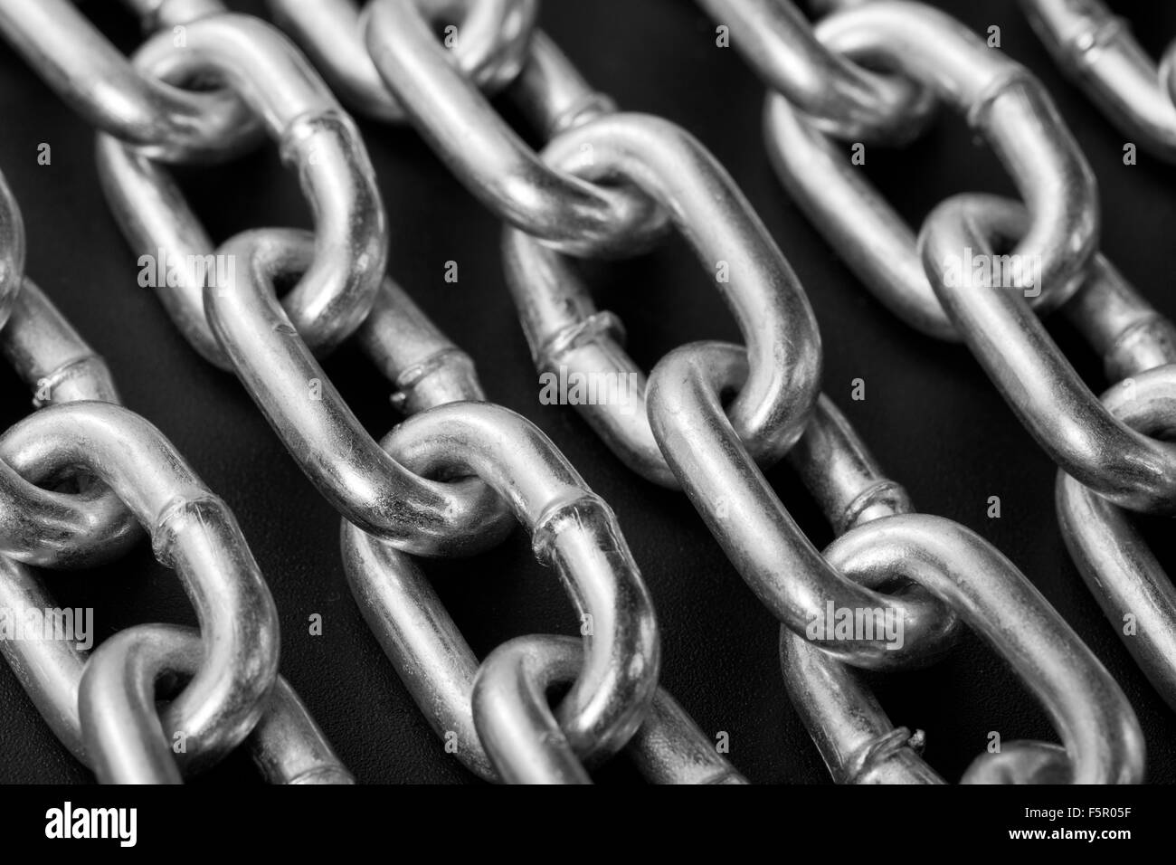 Closeup view of industrial chains Stock Photo Alamy