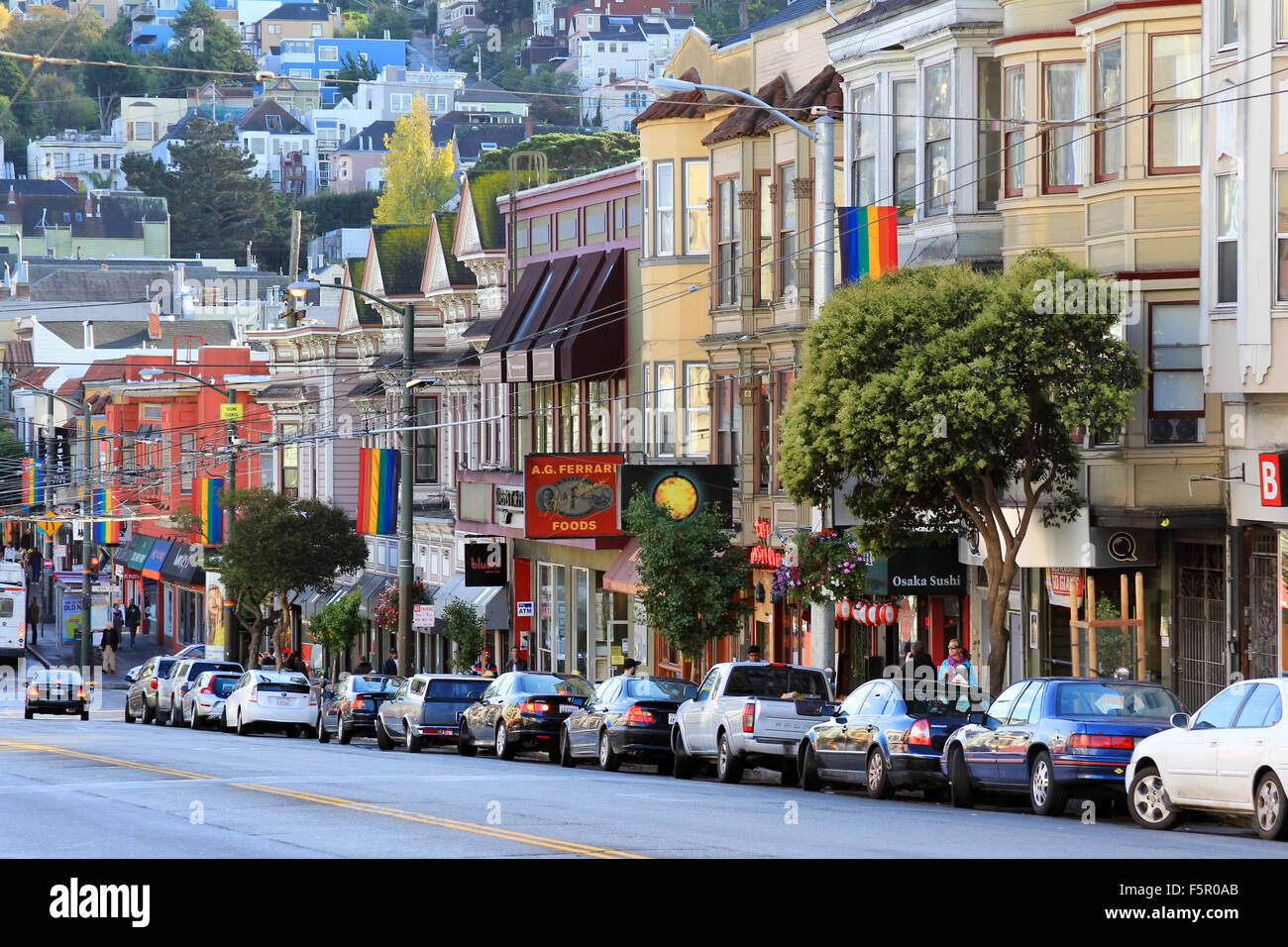Distrito Castro Castro district in San Francisco, USA Stock Photo - Alamy