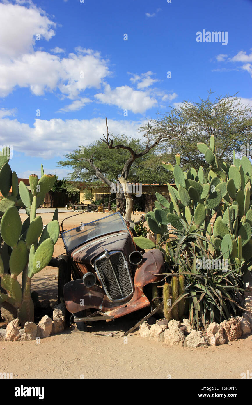 Old abandoned car in the Solitaire village, Namibia Stock Photo - Alamy