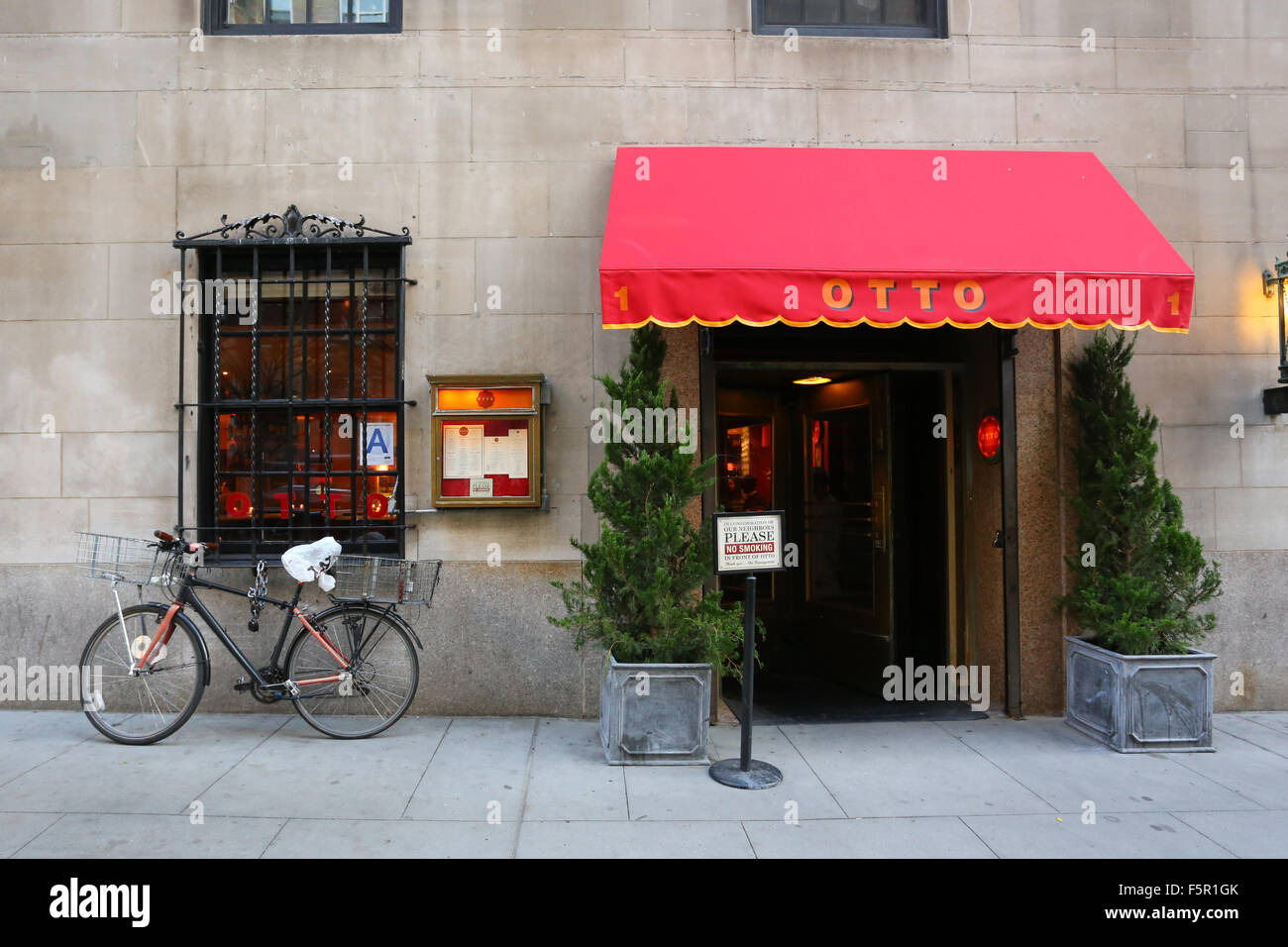 [historical storefront] Otto Enoteca, 1 Fifth Ave, New York, NY