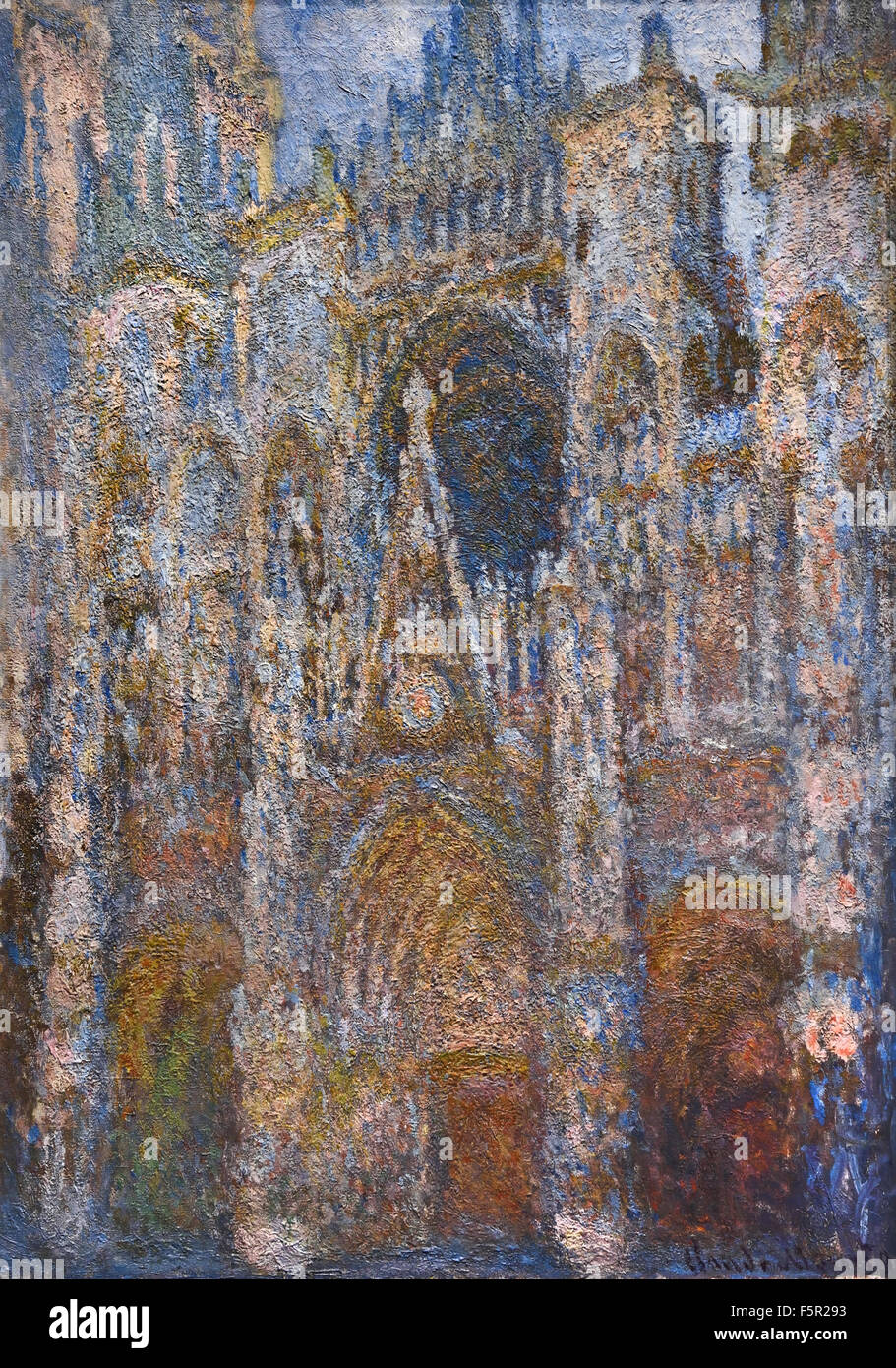 Art Painting Claude Monet Rouen Cathedral Hi-res Stock Photography And ...