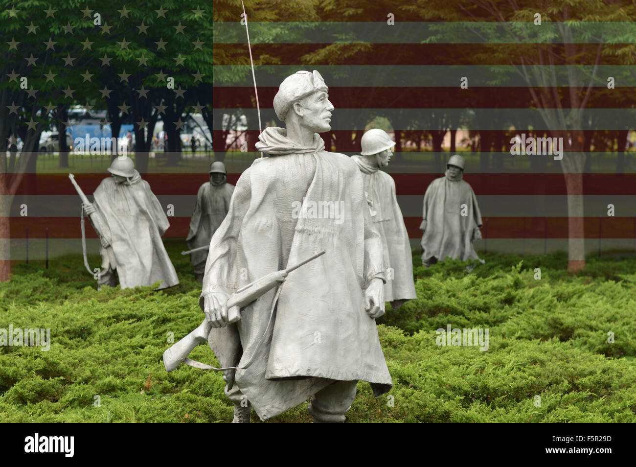 KOREAN WAR VETERANS: Liberty 1950-1953 60x35 Flag NICE