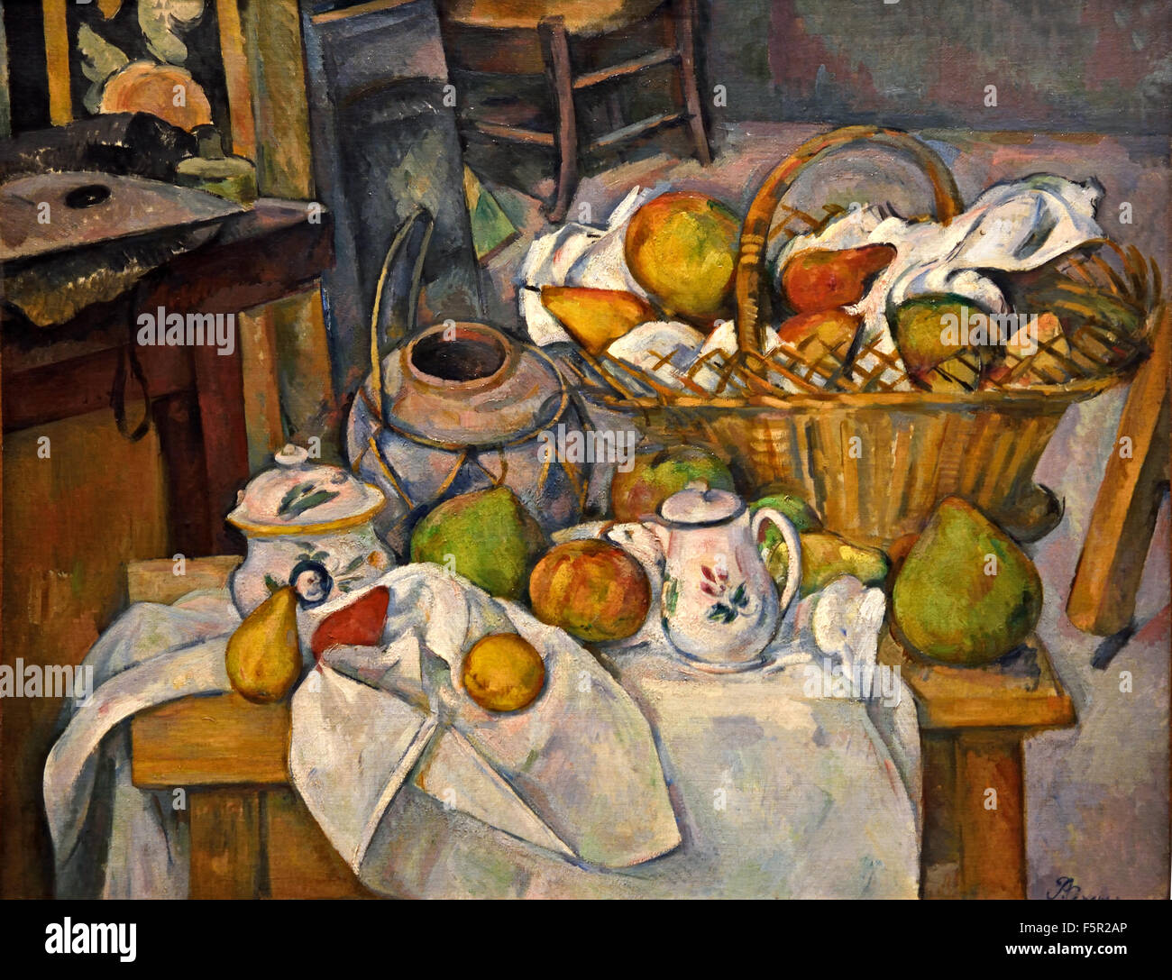 Pommes et oranges - Apples and Oranges 1899 Paul Cézanne 1839–1906 France French Stock Photo