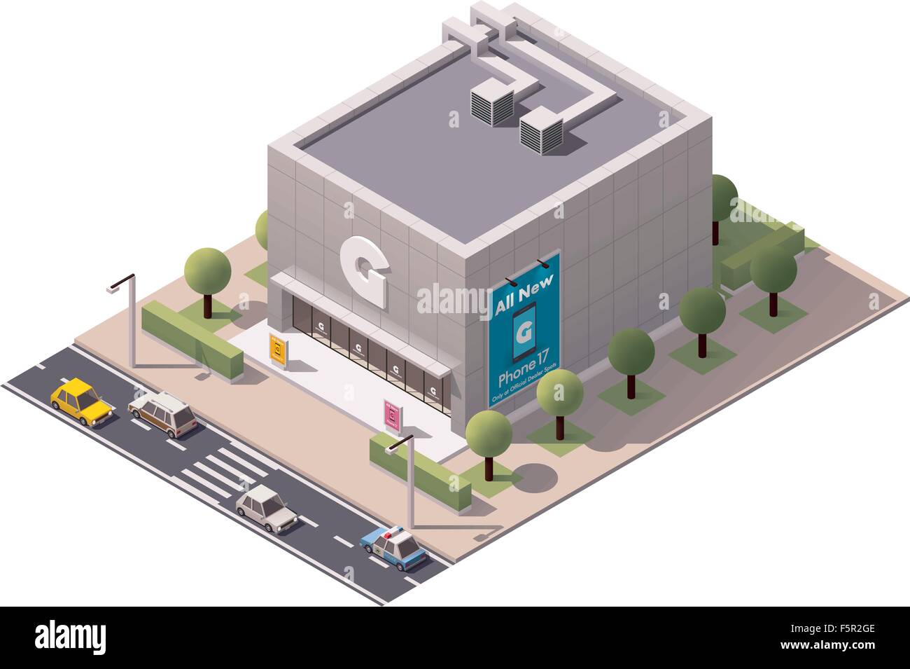 Vector isometric gadget shop Stock Vector Image & Art - Alamy