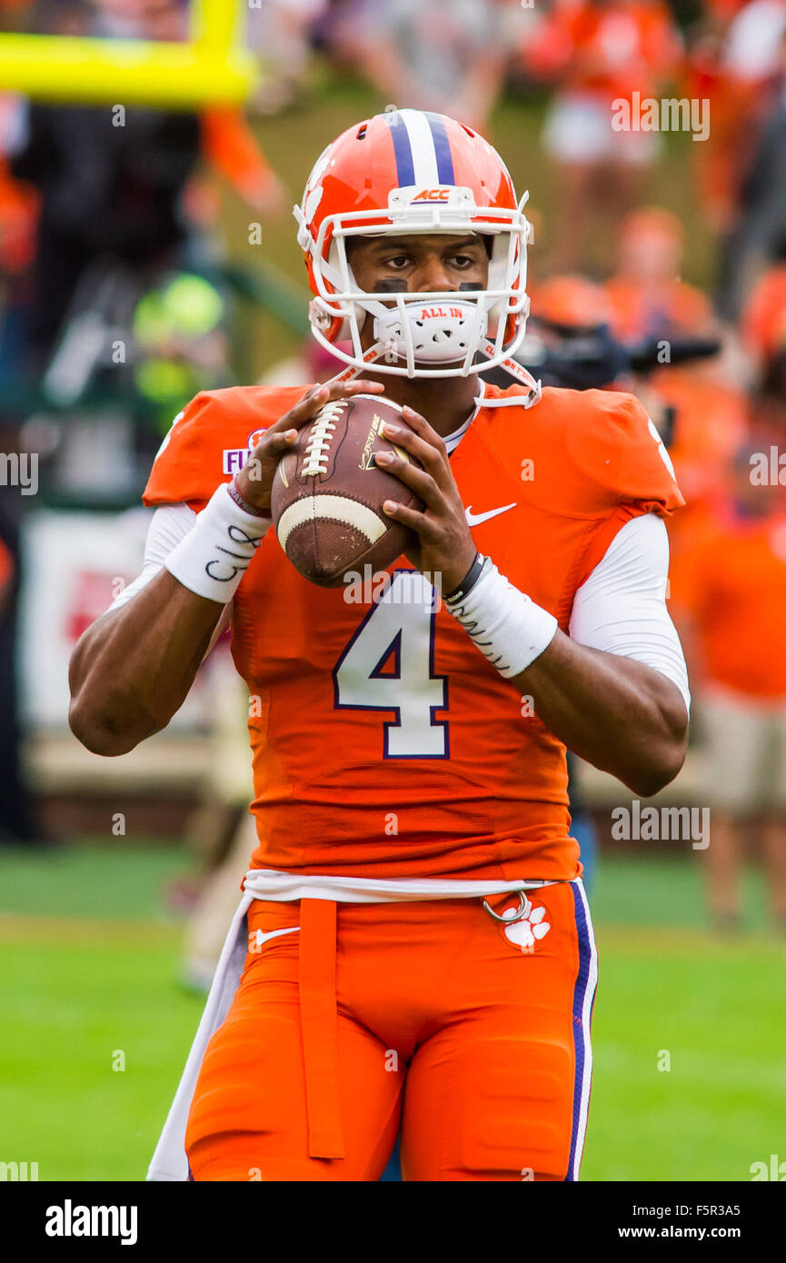 Clemson Tigers Quarterback Deshaun Watson 4 During The