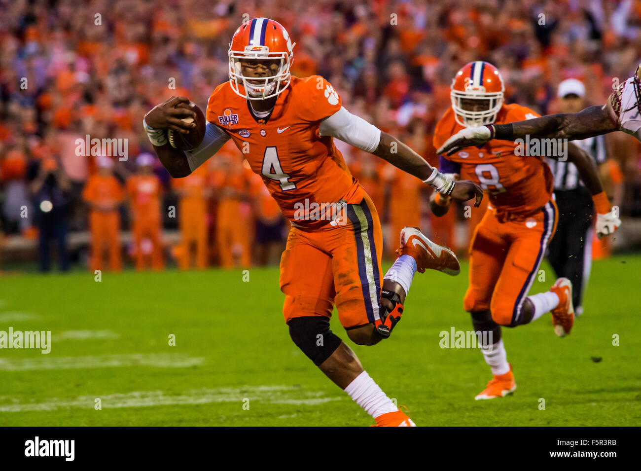 Clemson Tigers Quarterback Deshaun Watson 4 During The