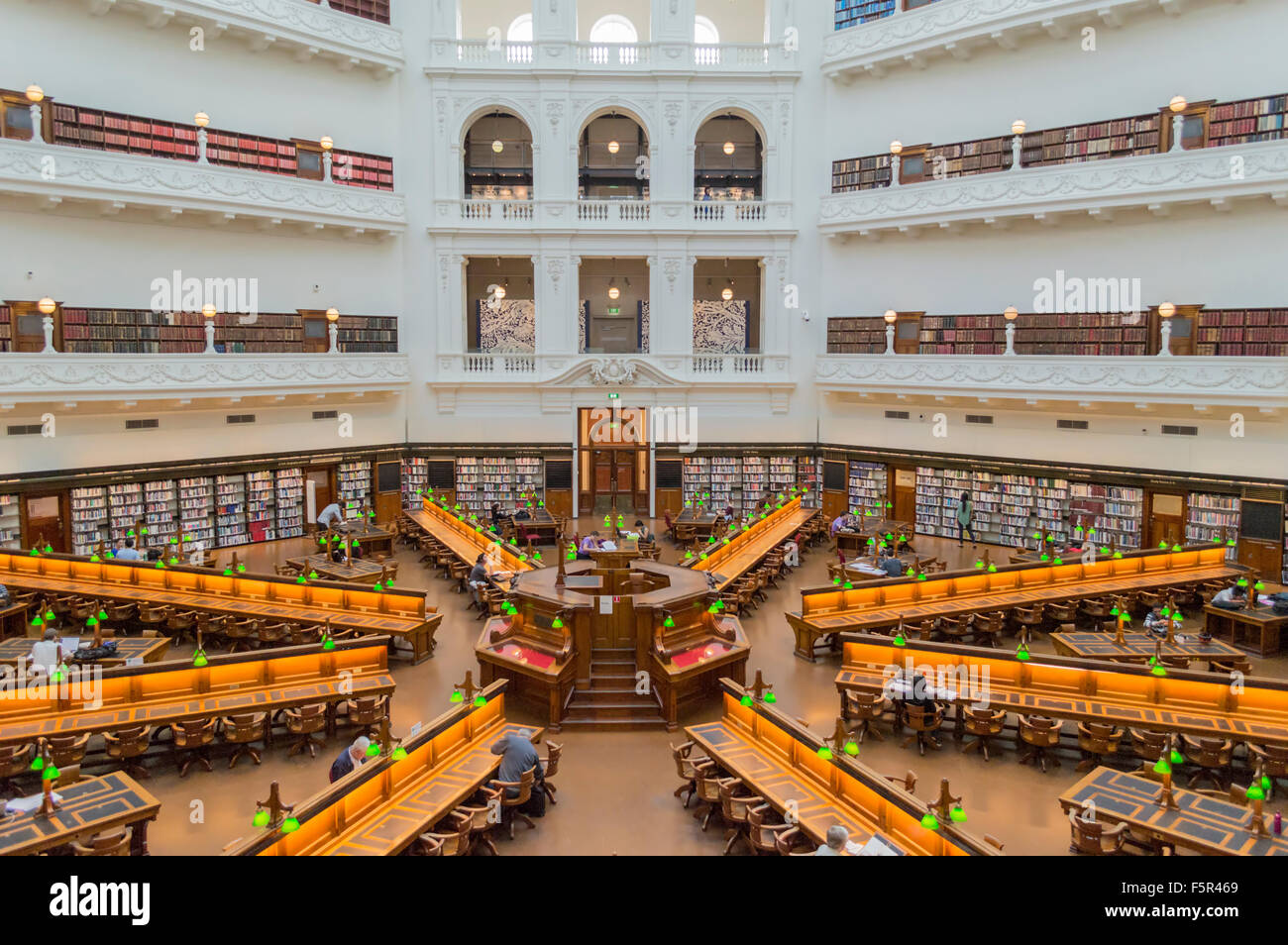 Victoria State Library Melbourne Australia Stock Photo Alamy