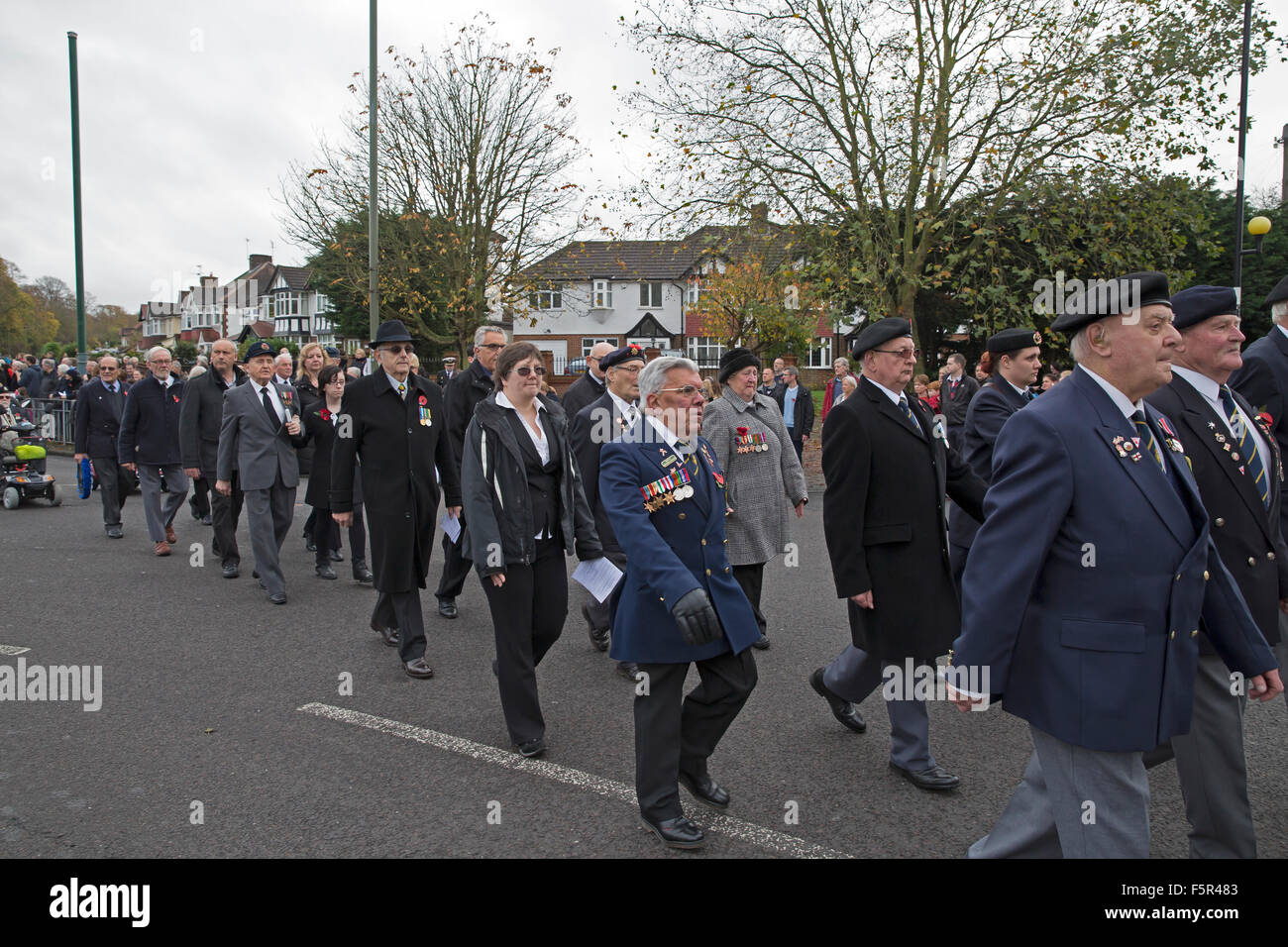 Orpington,UK,8th November 2015,The Royal British Legion march in