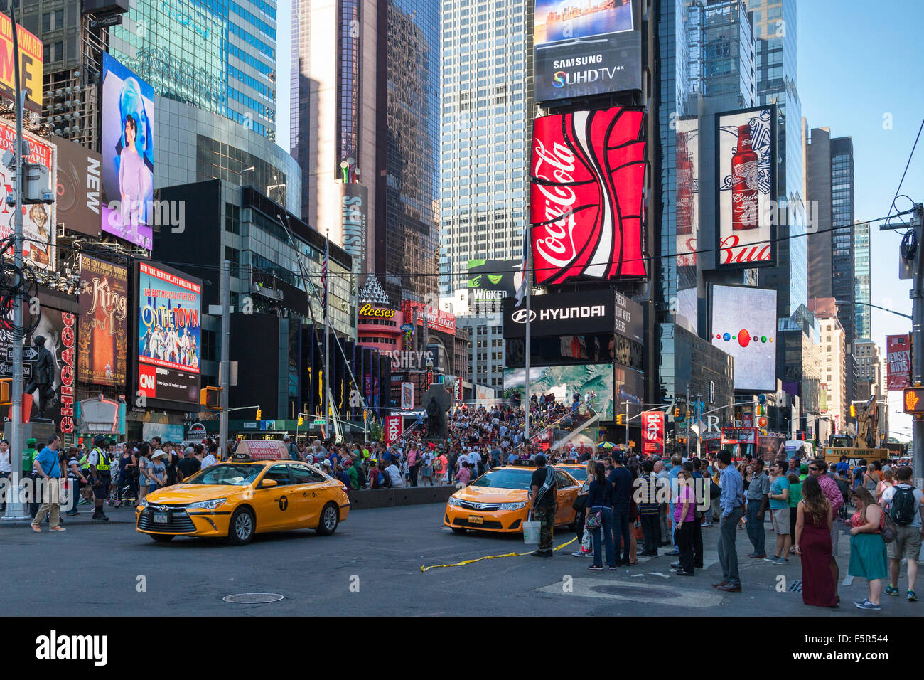 Times Square, midtown Manhattan, New York, USA Stock Photo