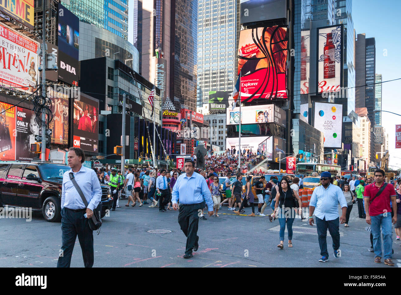 Times Square, midtown Manhattan, New York, USA Stock Photo