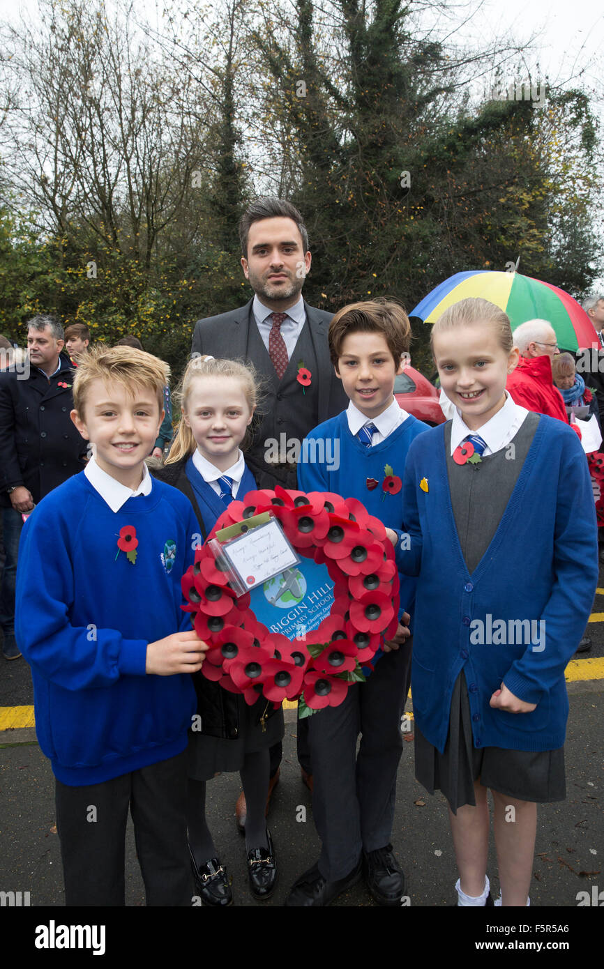 Biggin Hill,UK,8th November 2015,School children from Biggin Hill