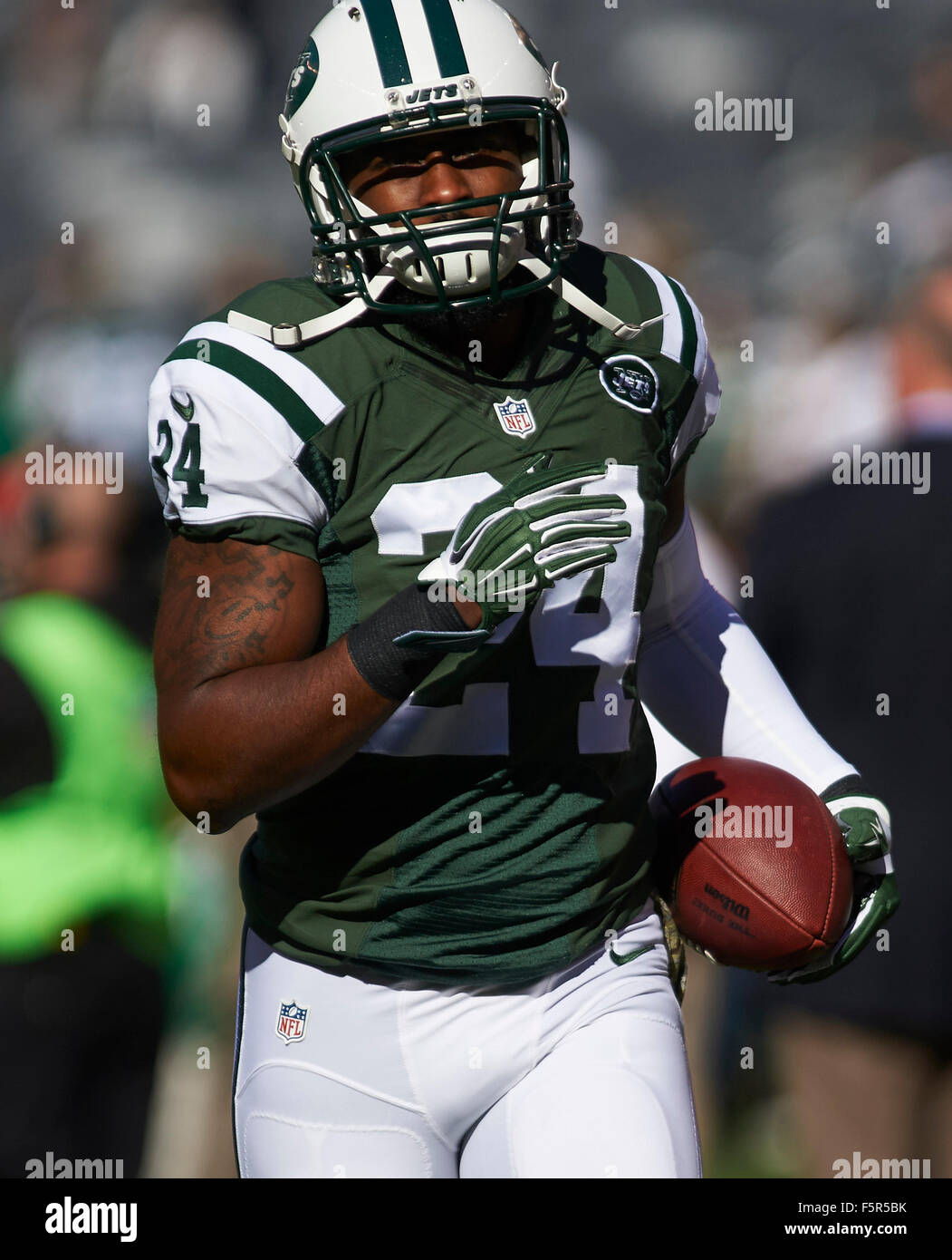 East Rutherford, New Jersey, USA. 8th Nov, 2015. Jets cornerback ...