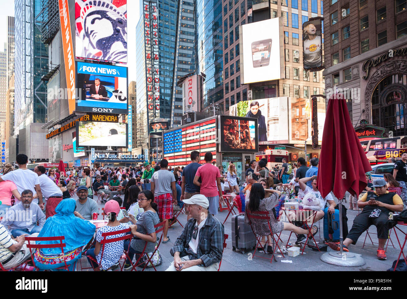 Times Square, midtown Manhattan, New York, USA Stock Photo