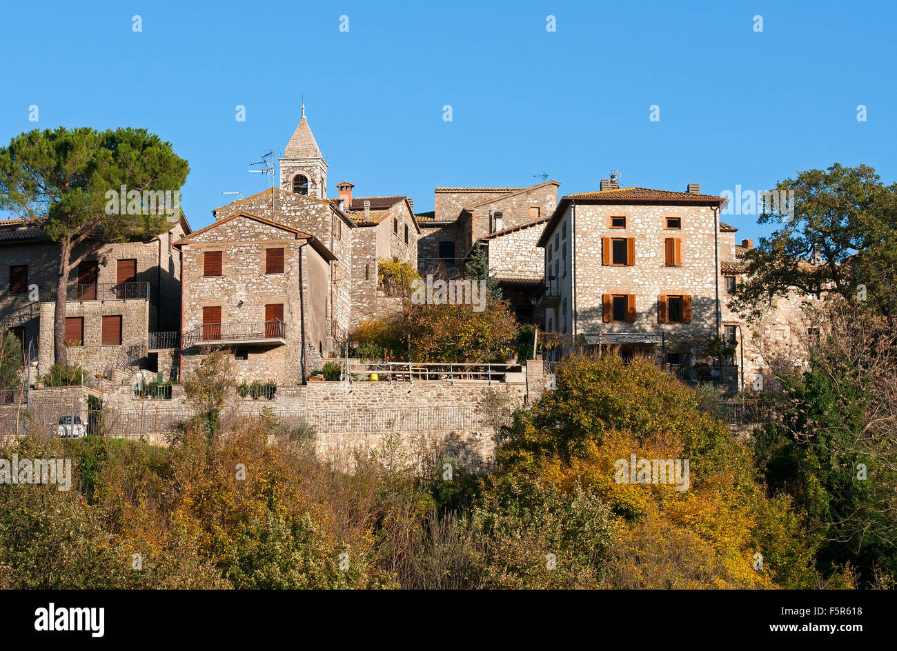 Melezzole, small village near Montecchio, Terni, Umbria, Italy Stock