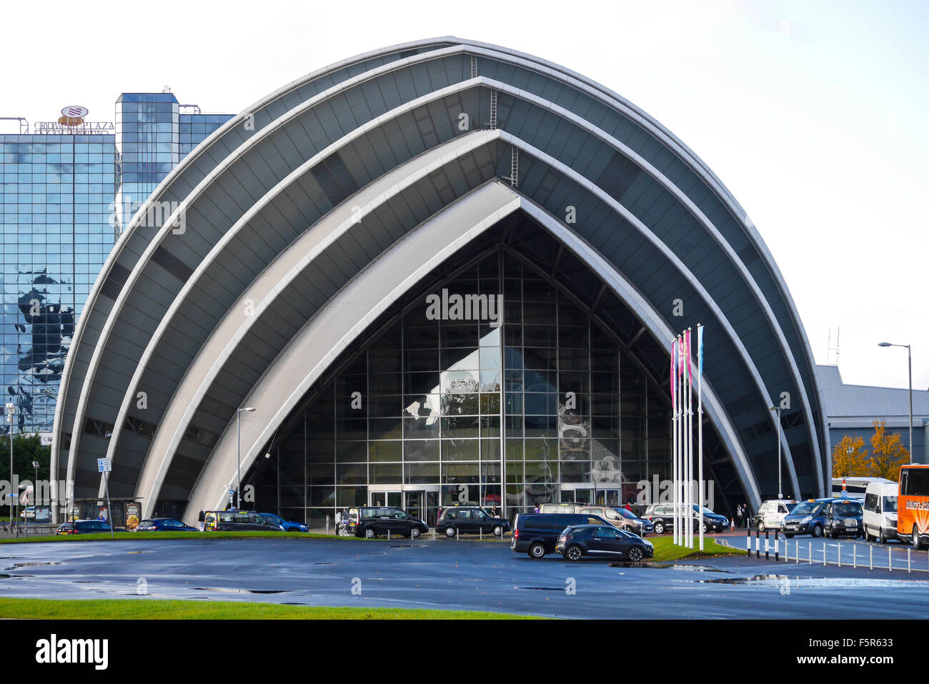Clyde Auditorium.The Armadillo. Glasgow.  Situated on Clydeside Stock Photo