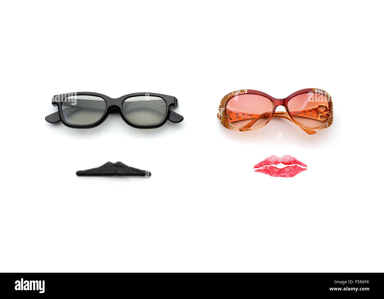 Mustache glasses sign hi-res stock photography and images - Alamy