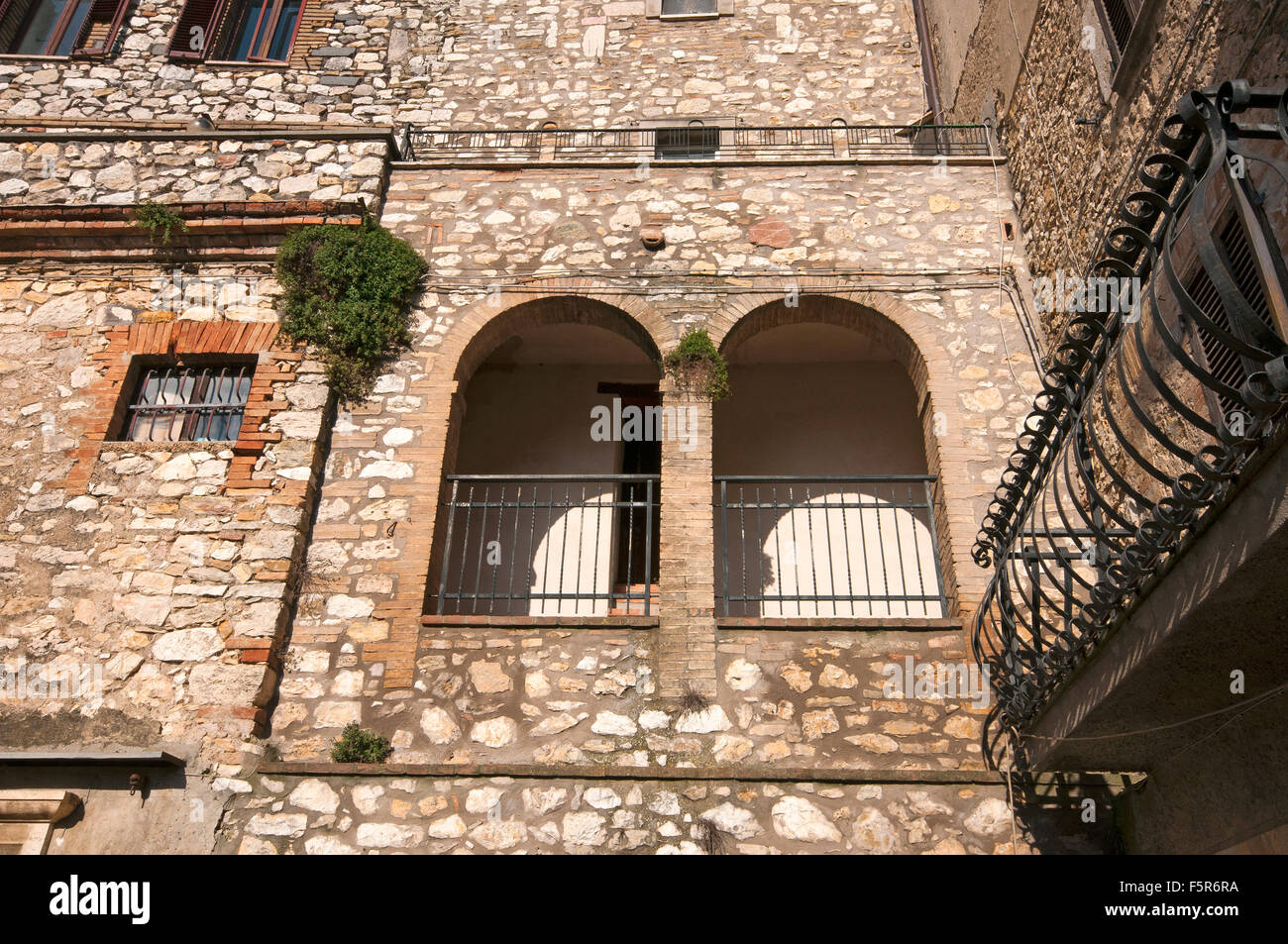 Ancient building in Montecchio, Terni, Umbria, Italy Stock Photo