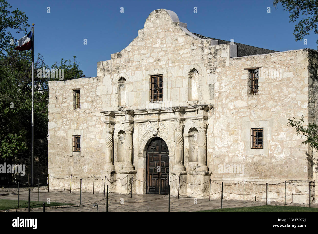 The Alamo (Mission San Antonio de Valero), San Antonio, Texas USA Stock Photo