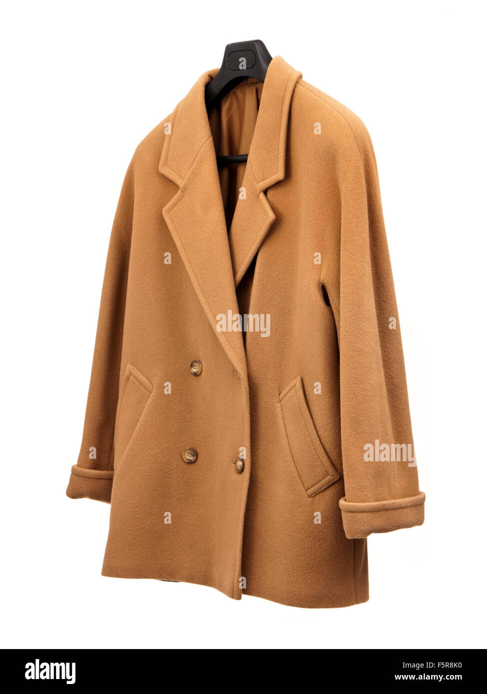 St Michael (Marks and Spencer) pure new wool winter coat Stock Photo