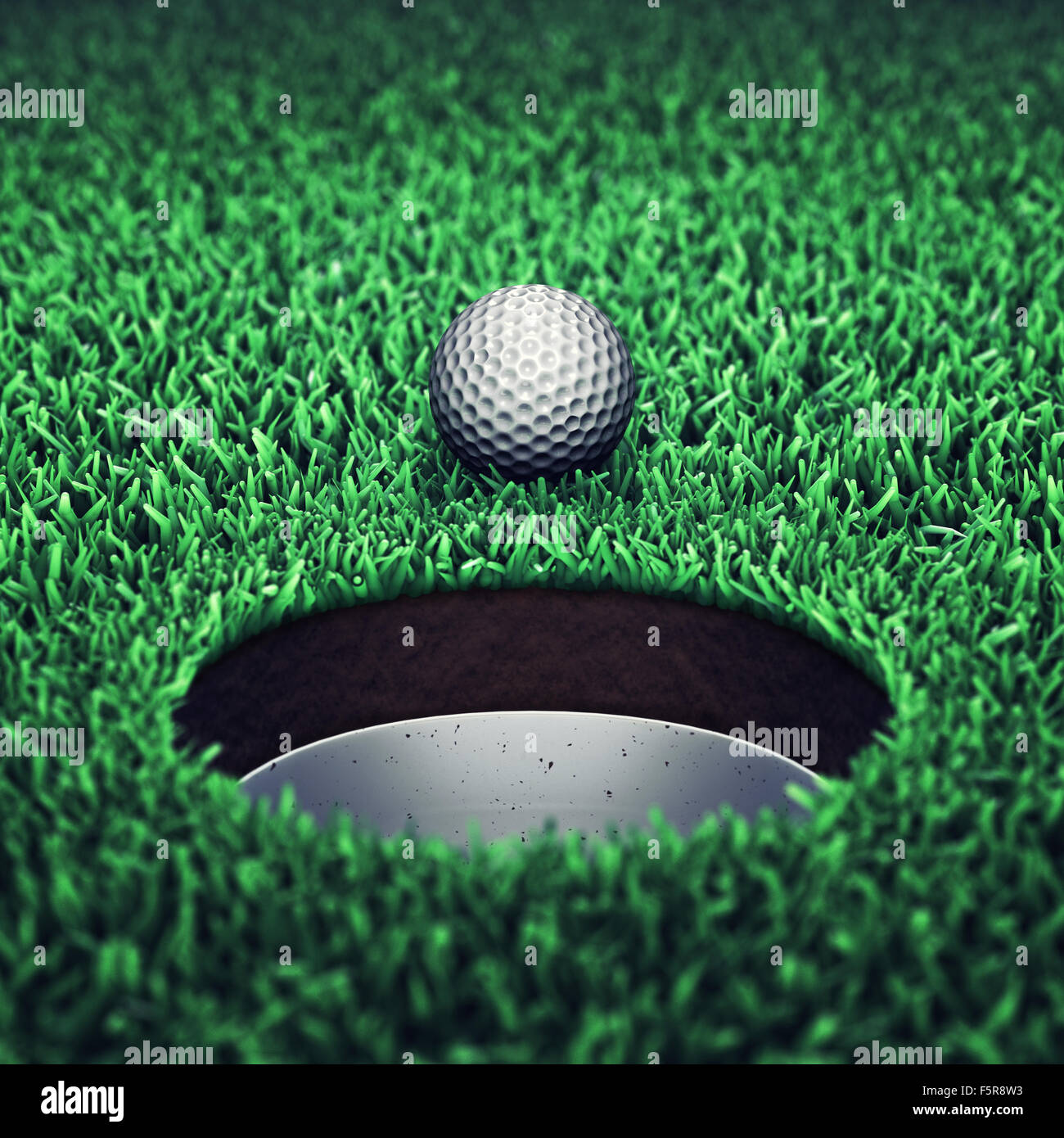 Golf ball on grass , Golf tournament ,Golf course Stock Photo Alamy
