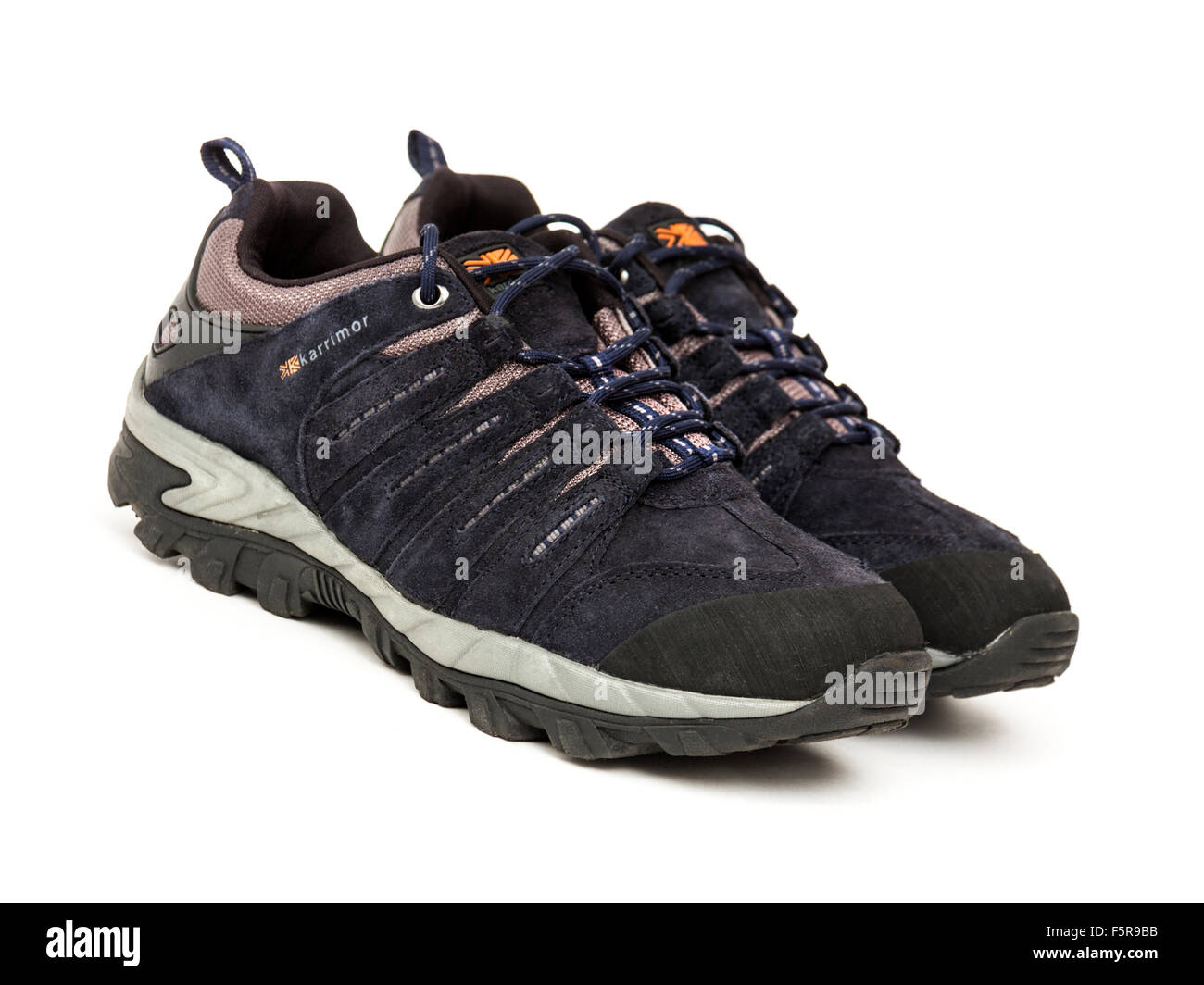 Pair of Karrimor Border Snr 10 outdoor hiking shoes / trainers Stock Photo  - Alamy