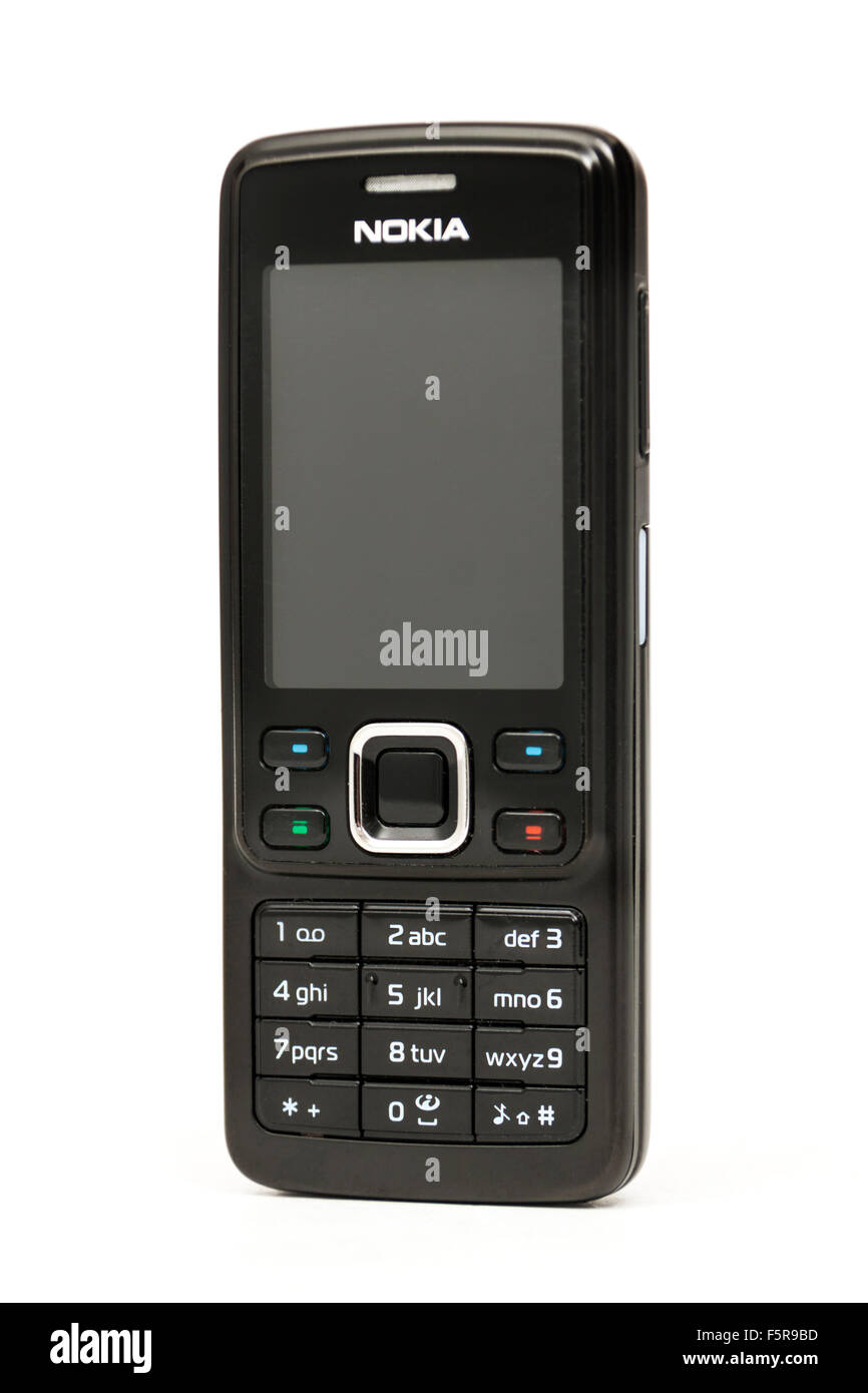 Nokia 6300 mobile phone from 2007 Stock Photo