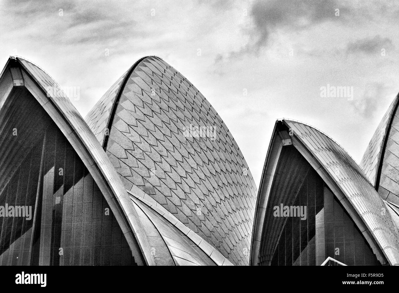 Sydney opera house Black and White Stock Photos & Images Alamy