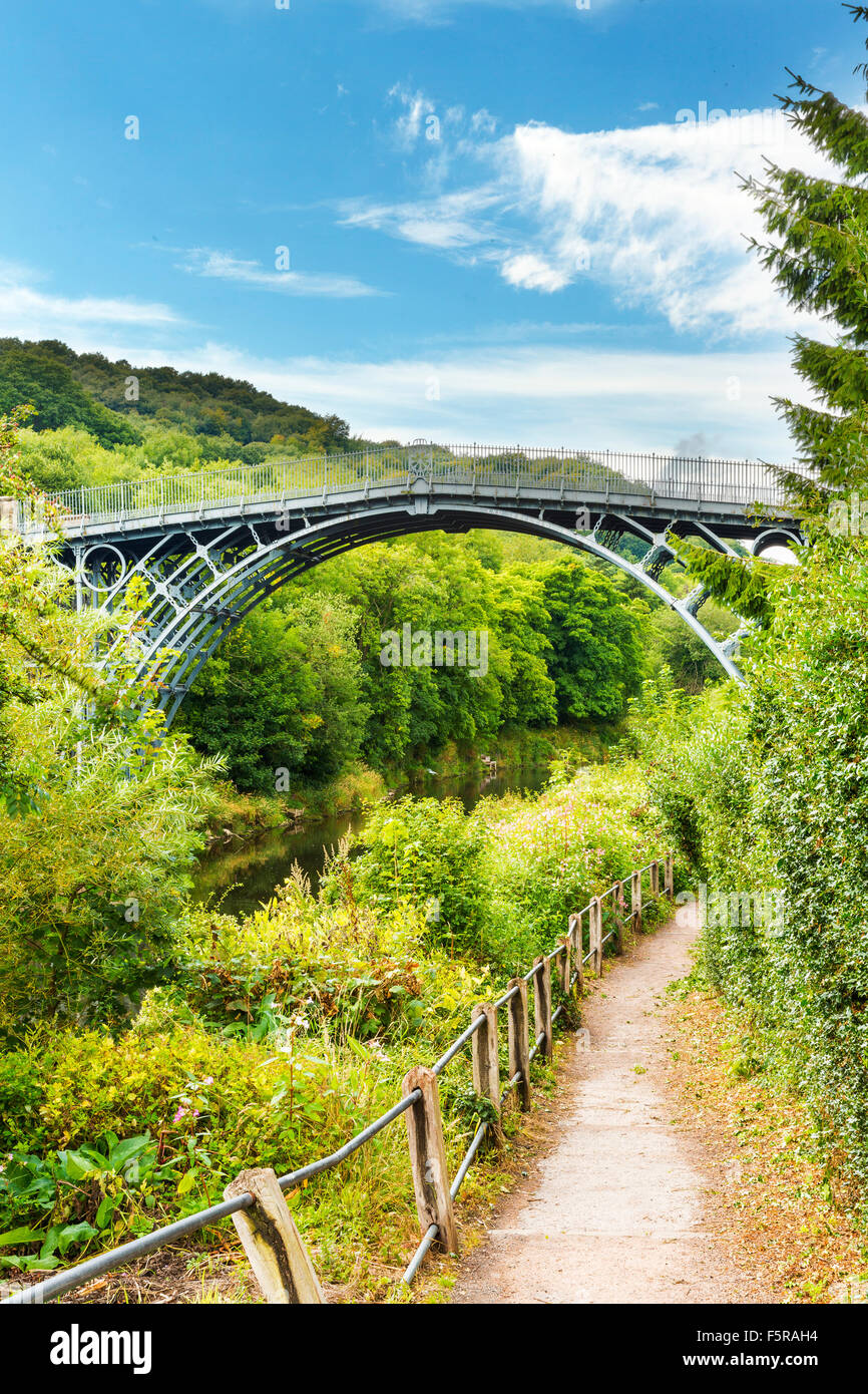 The Iron Bridge over the River Severn, Ironbridge Shropshire