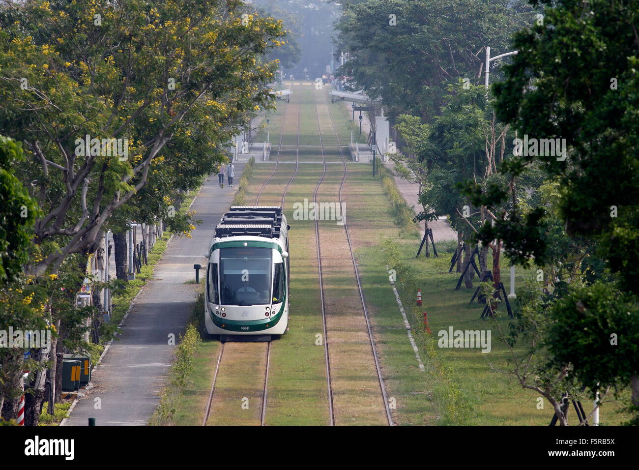 Light Rail System Stock Photo Alamy