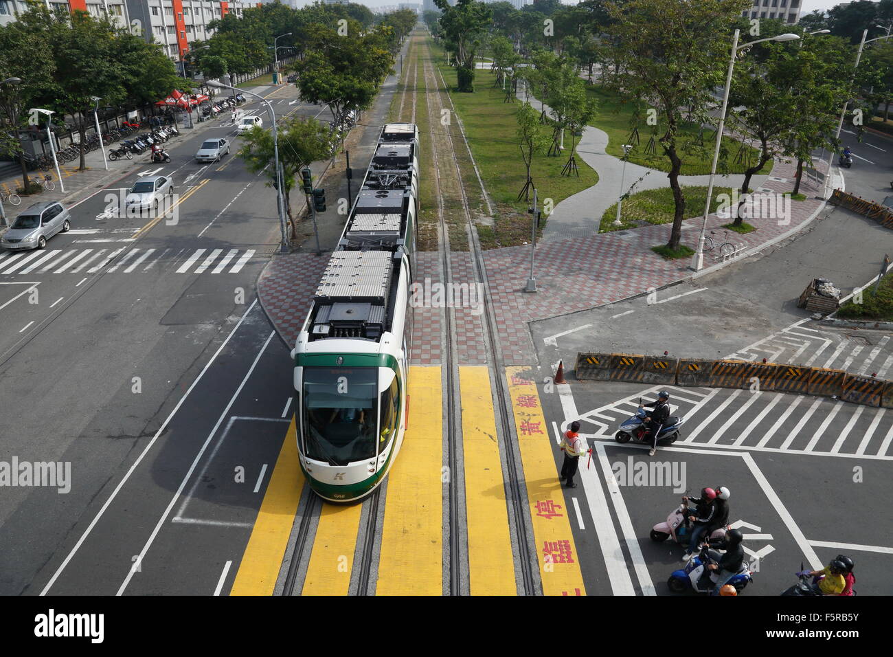 Light Rail System Stock Photo Alamy