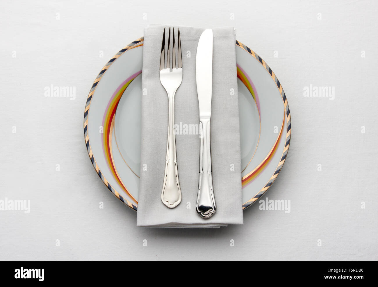 Set kitchen objects fork hi-res stock photography and images - Alamy