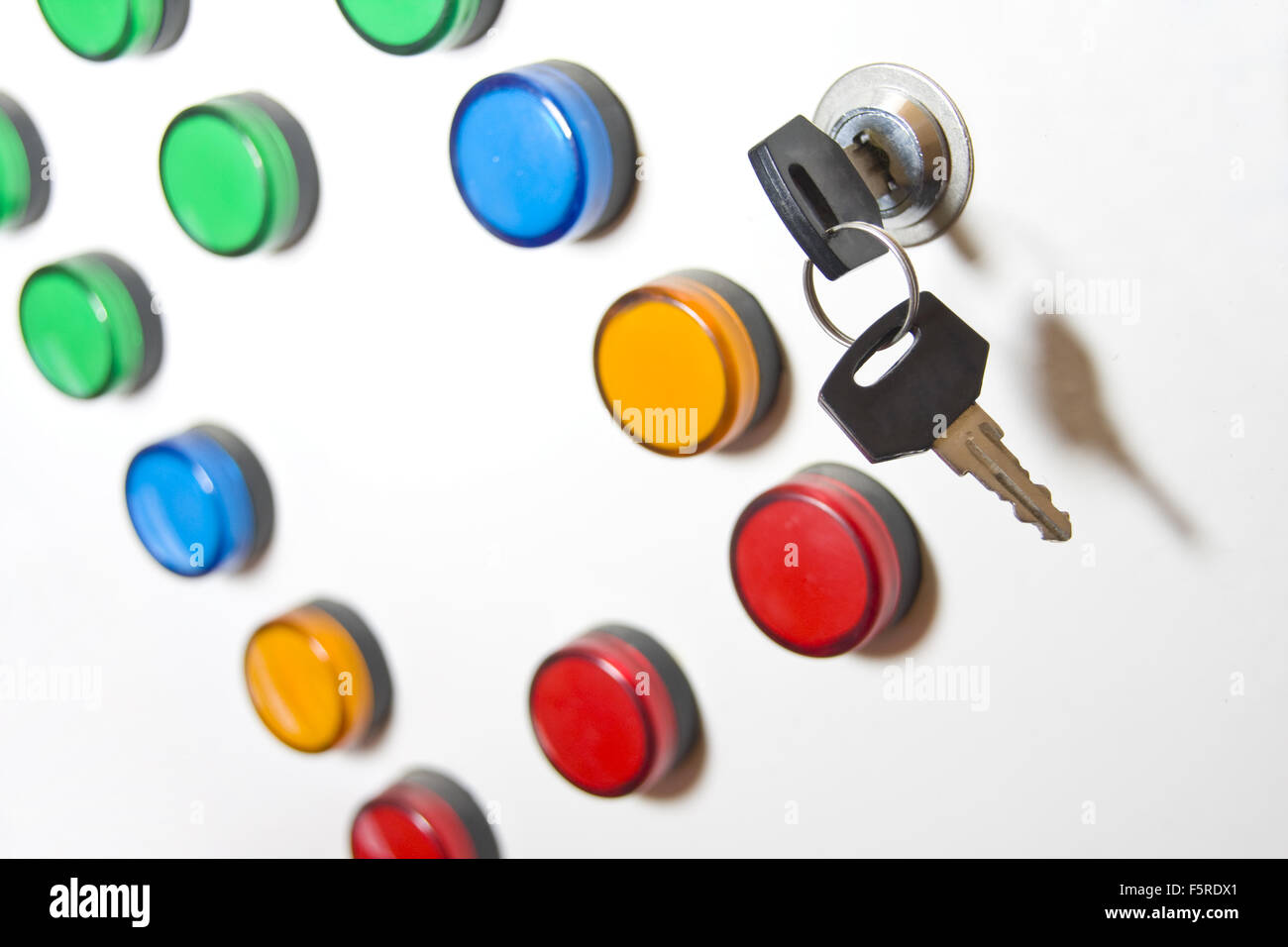 Electric indicator box Stock Photo Alamy