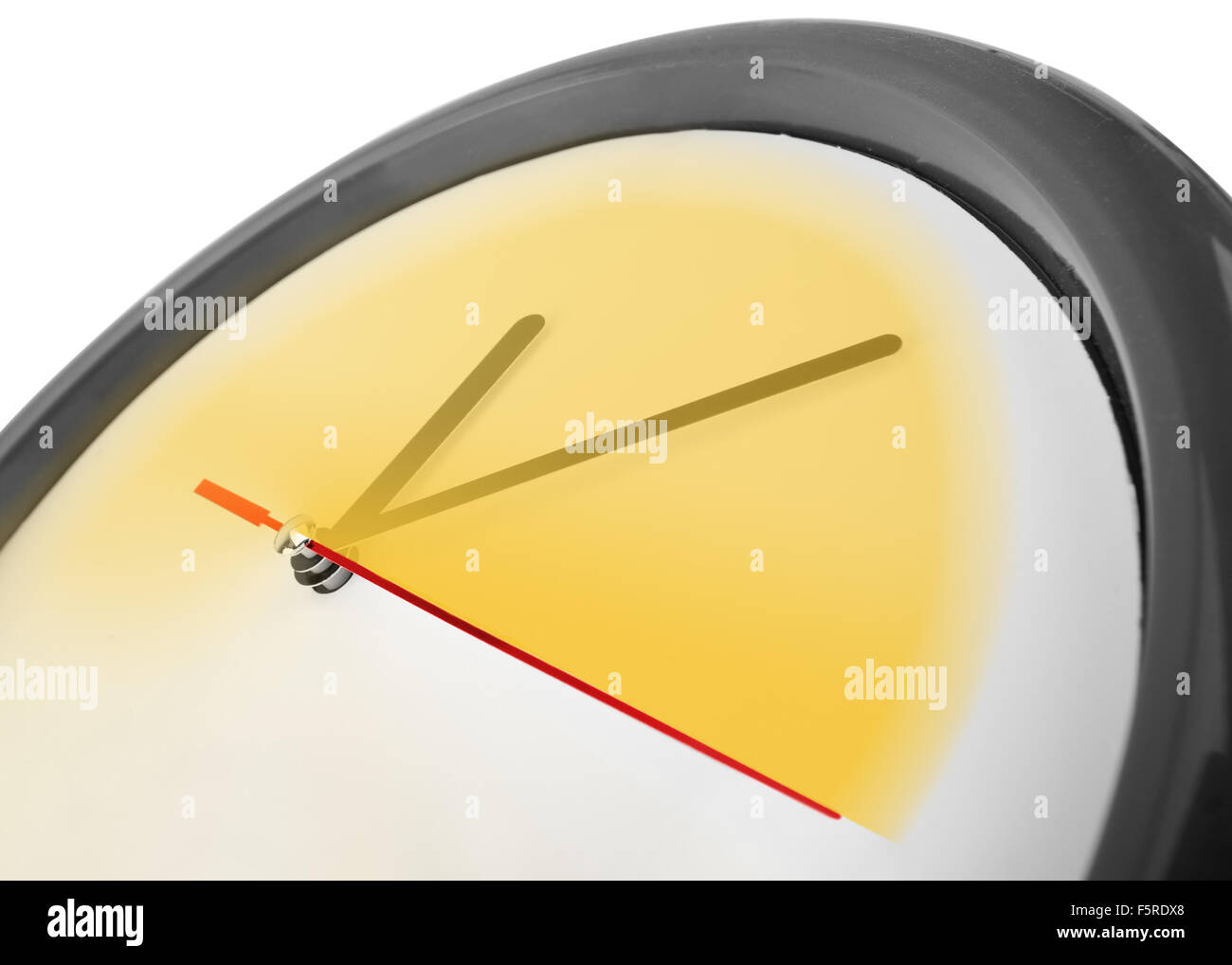 Closeup view of clock face. Time passing Stock Photo Alamy
