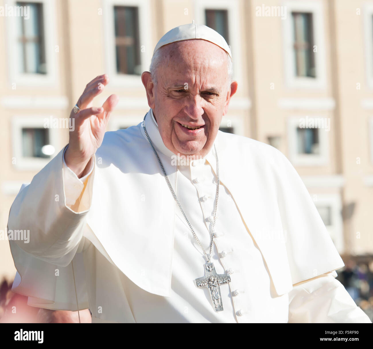 General Audience with Pope Francis Stock Photo