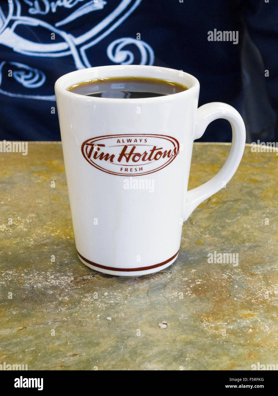 Tim Hortons coffee mug Stock Photo