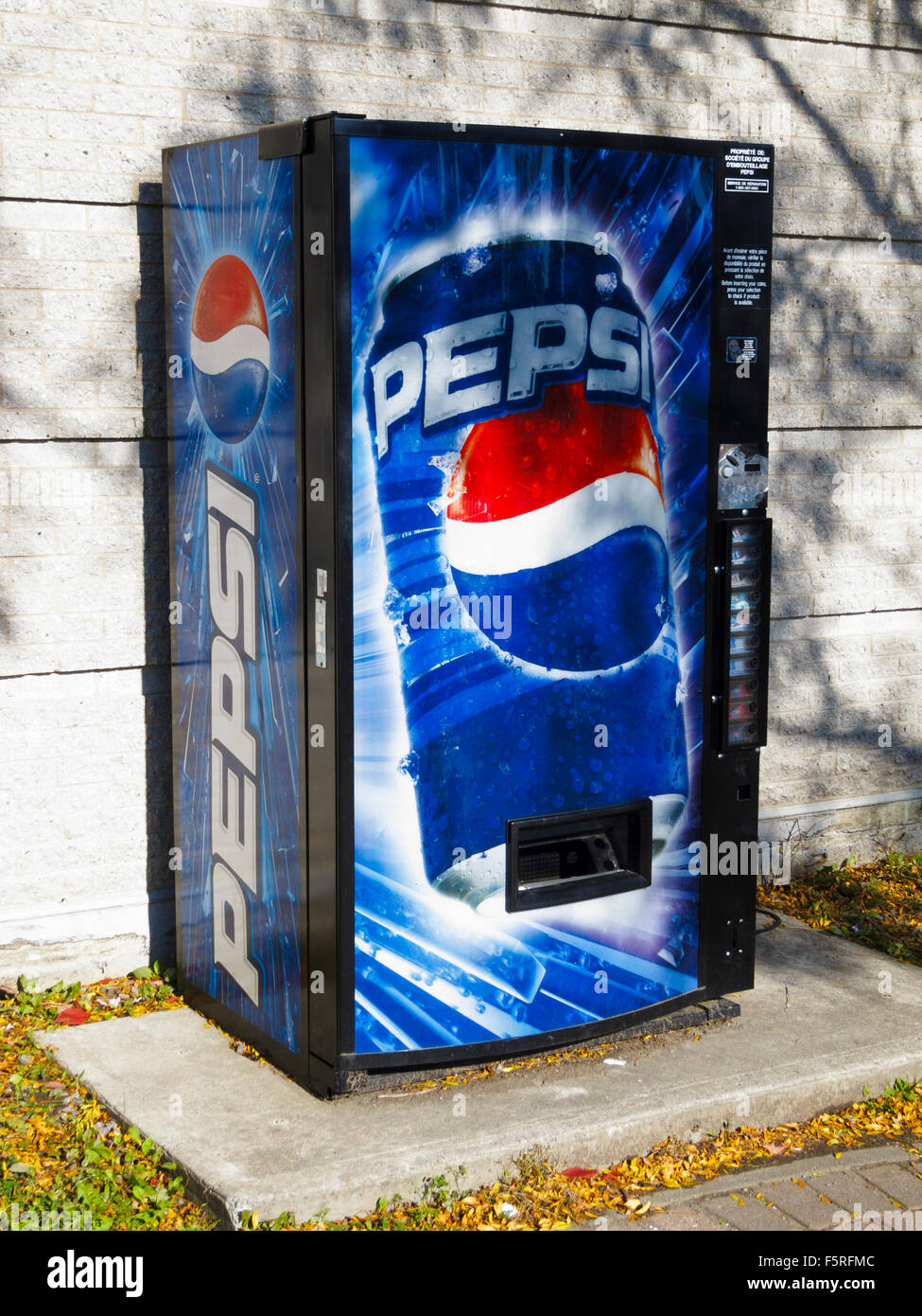Pepsi vending machine Stock Photo