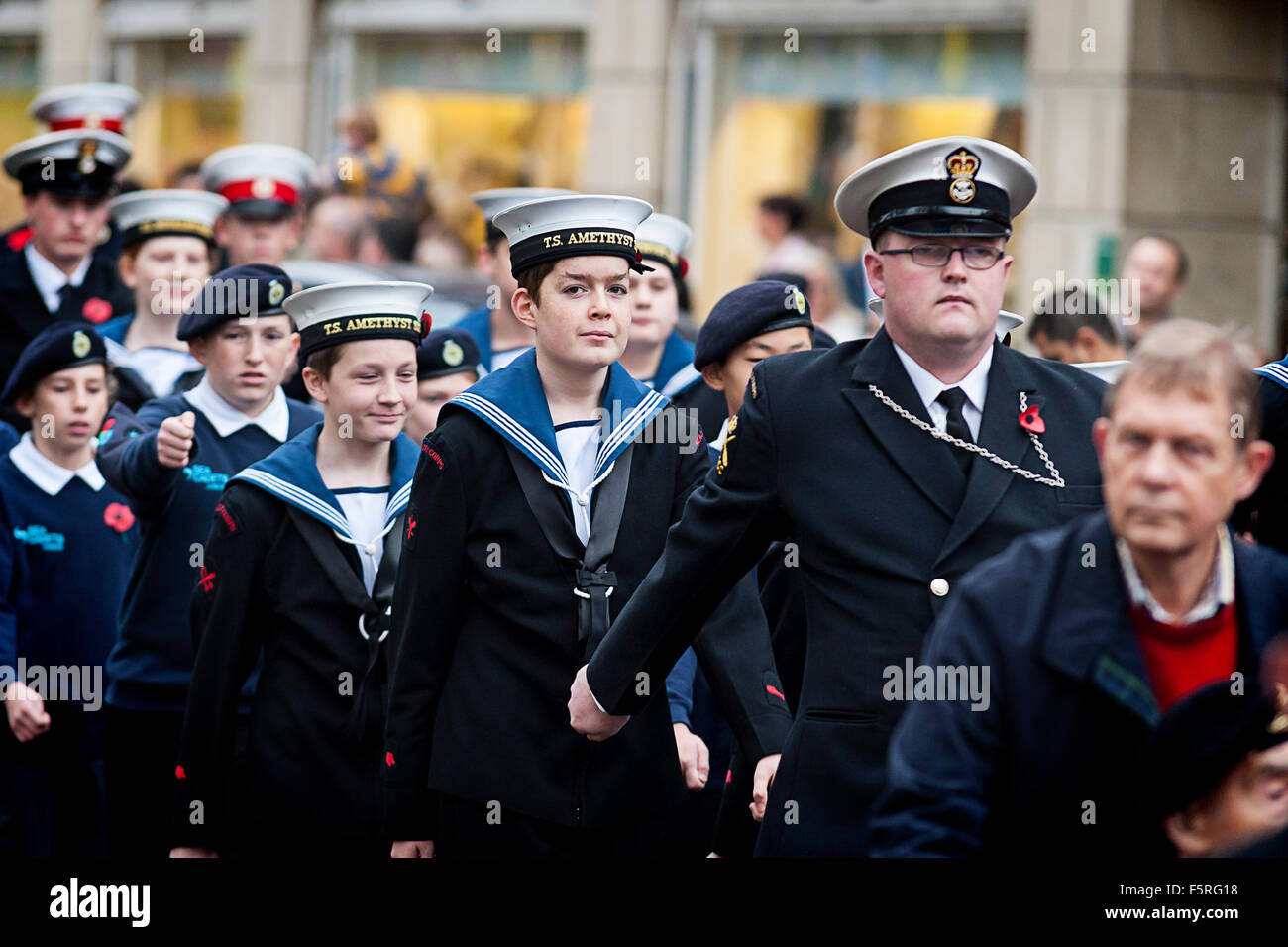 2015 Remembrance Day Parade, Welwyn, UK Stock Photo