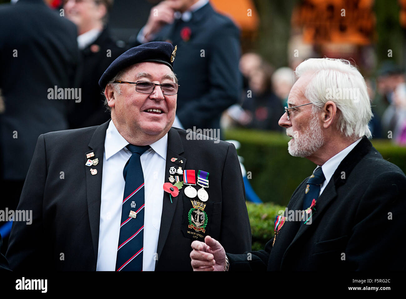 2015 Remembrance Day Parade, Welwyn, UK Stock Photo