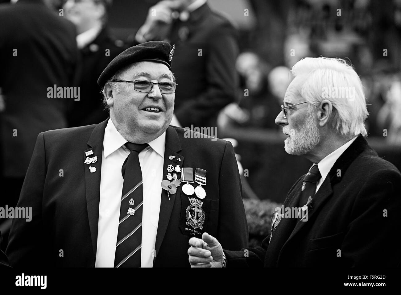 2015 Remembrance Day Parade, Welwyn, UK Stock Photo