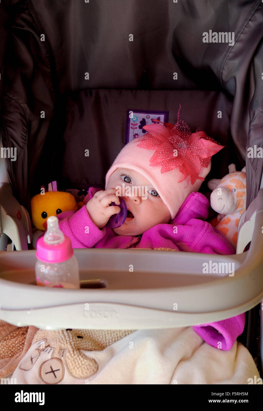 Girl in baby stroller hi-res stock photography and images - Alamy