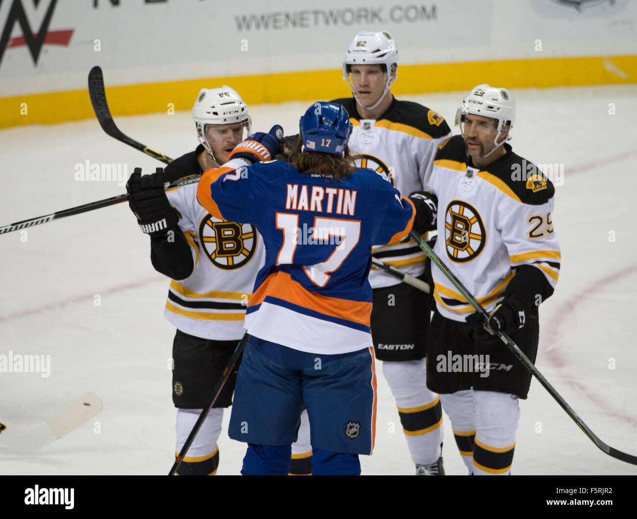 Matt Martin - Game Worn Away Jersey - 2015-16 Season - New York Islanders -  NHL Auctions