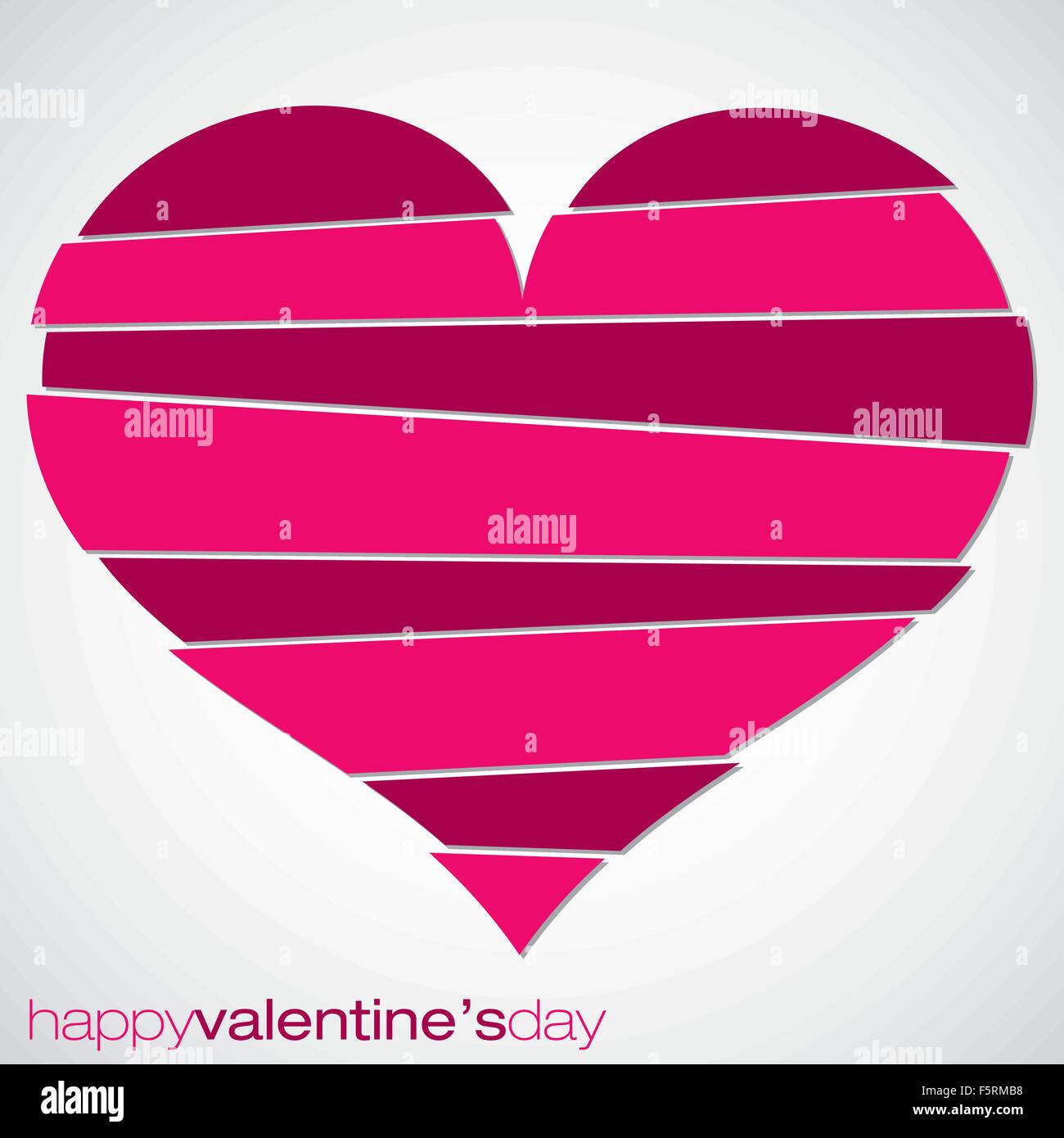 Love heart Valentine's Day card in vector format Stock Vector Image ...
