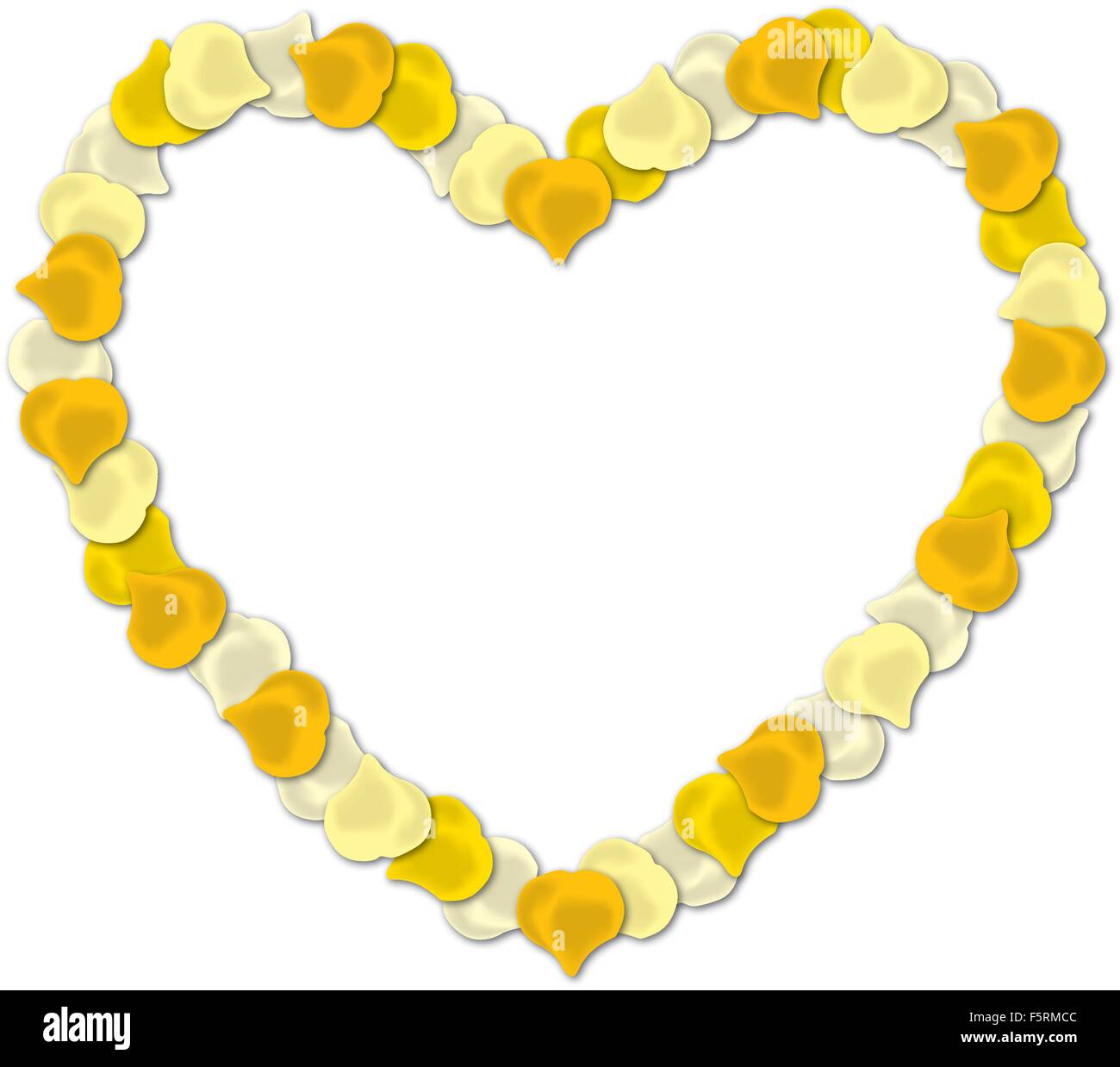 Rose petal heart in vector format Stock Vector Image & Art - Alamy