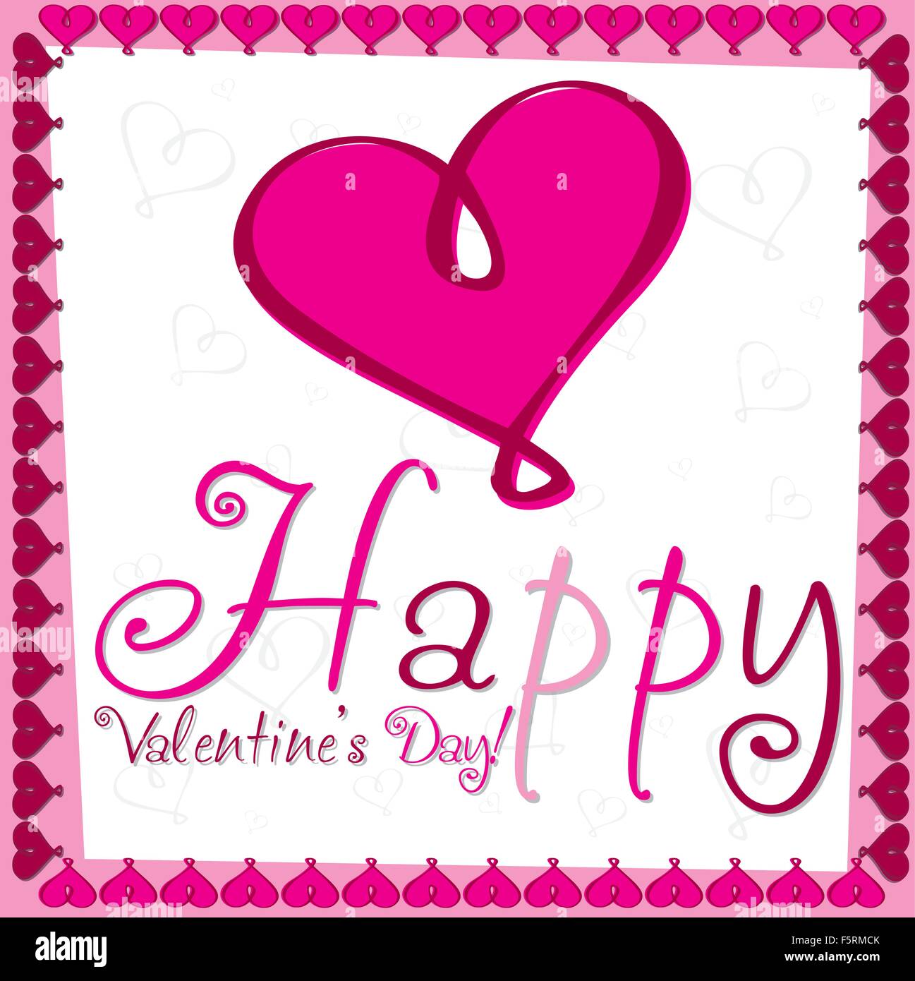 Rough heart Valentine's Day card in vector format Stock Vector Image ...