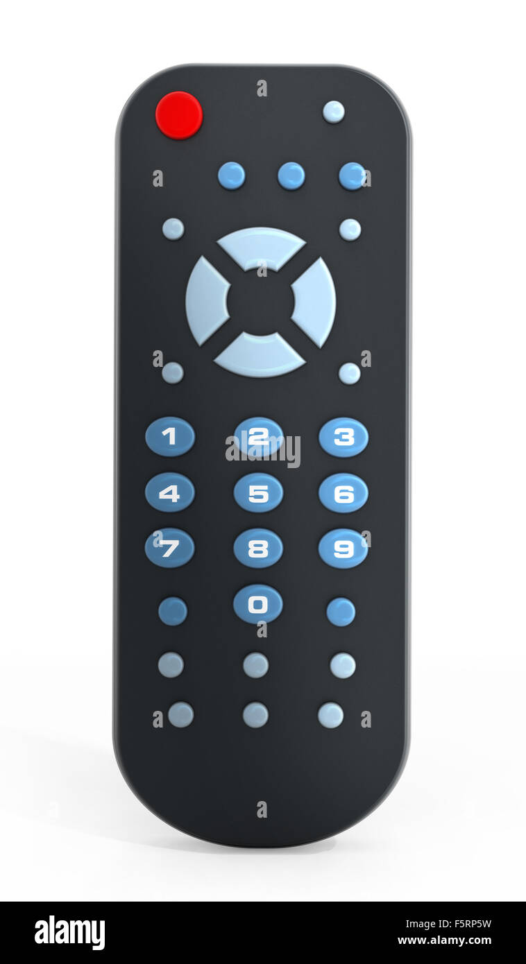Remote controller isolated on white background Stock Photo - Alamy