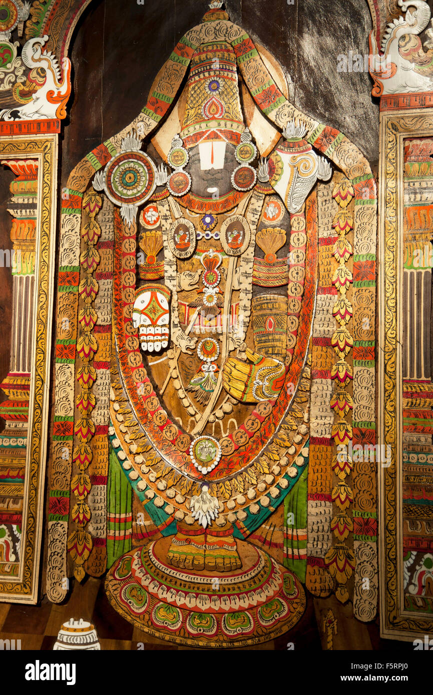 Wooden painting of lord balaji for sale, surajkund mela, haryana ...