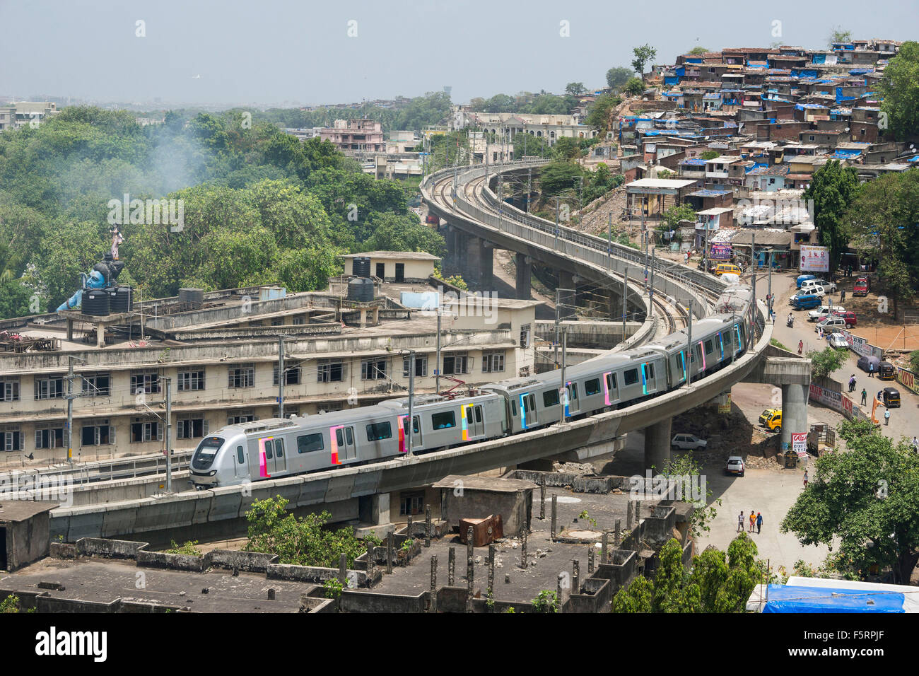 Mumbai Metro Ghatkopar To Versova Mumbai Maharashtra India Asia mumbai-metro-ghatkopar-to-versova-mumbai-maharashtra-india-asia